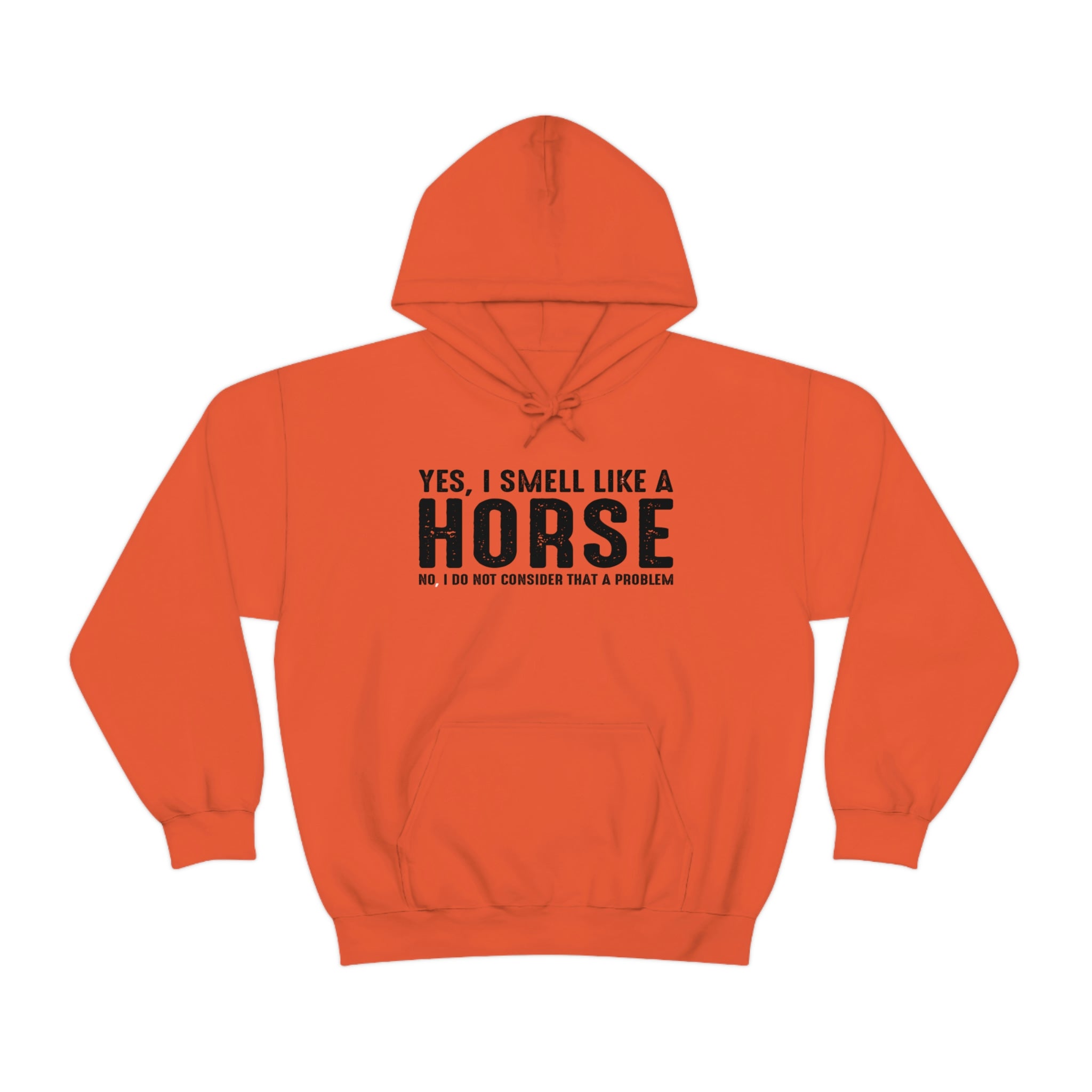 Yes I Smell Like a Horse No I Do Not Consider That A Problem - Unisex Heavy Blend™ Hooded Sweatshirt