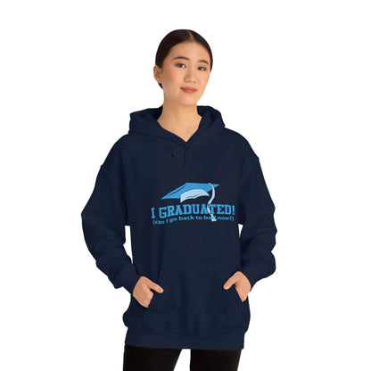 I Graduated! Can I Go Back To Bed Now - Unisex Heavy Blend™ Hooded Sweatshirt