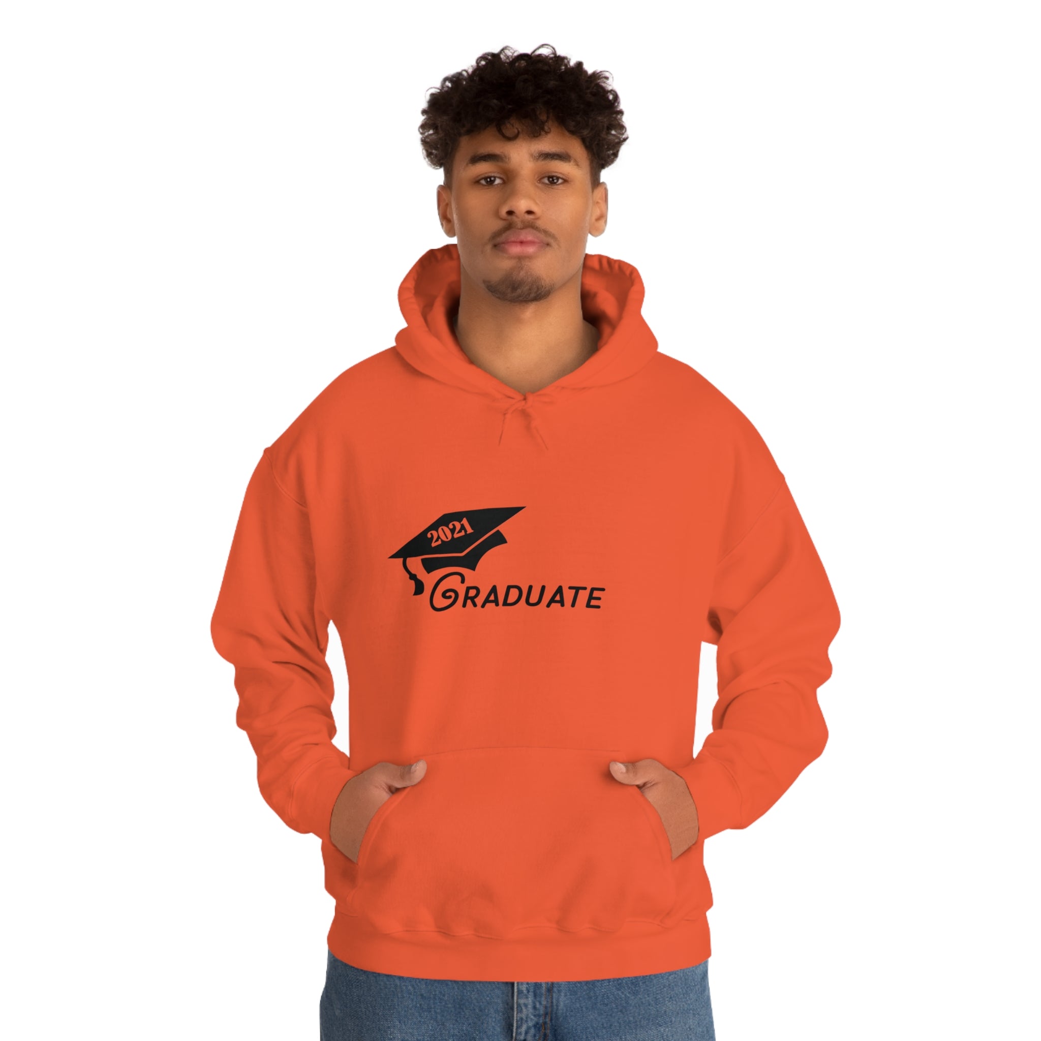 Graduate! Class Year Customizable - Unisex Heavy Blend™ Hooded Sweatshirt