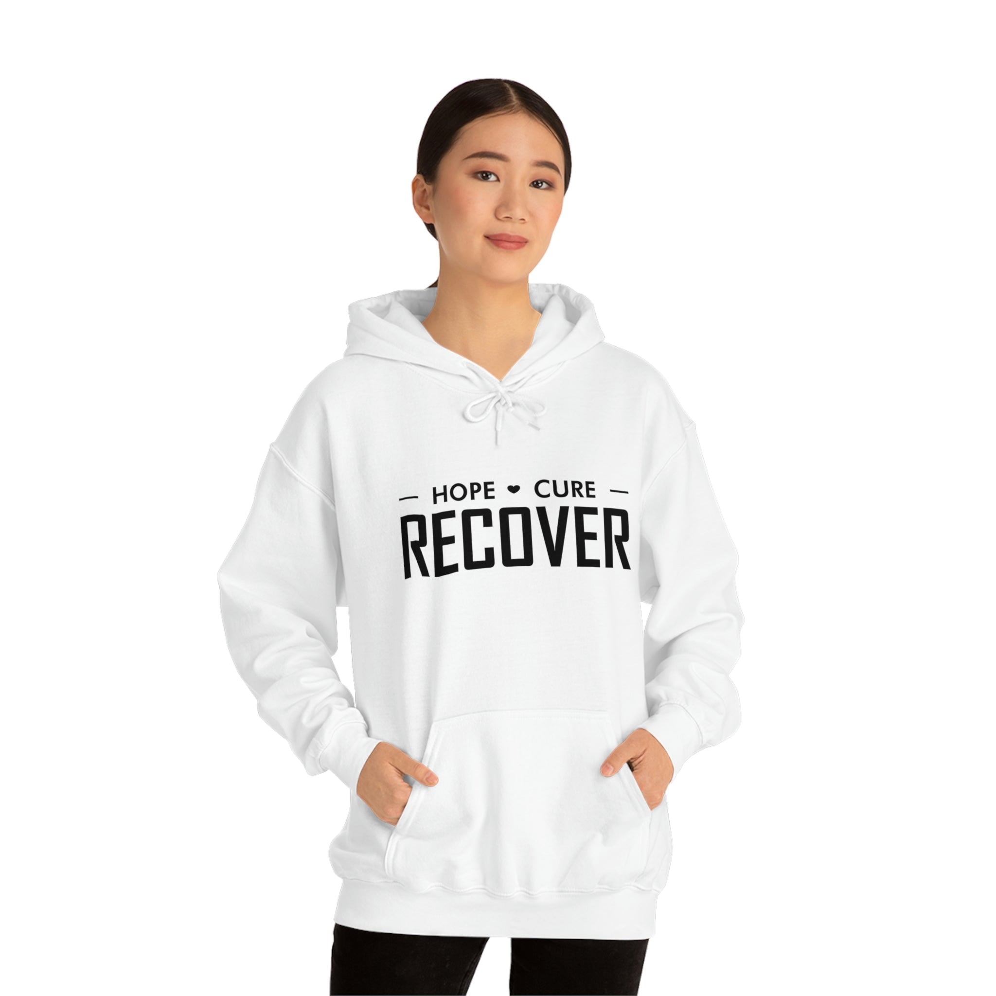 Hope Cure Recover - Unisex Heavy Blend™ Hooded Sweatshirt