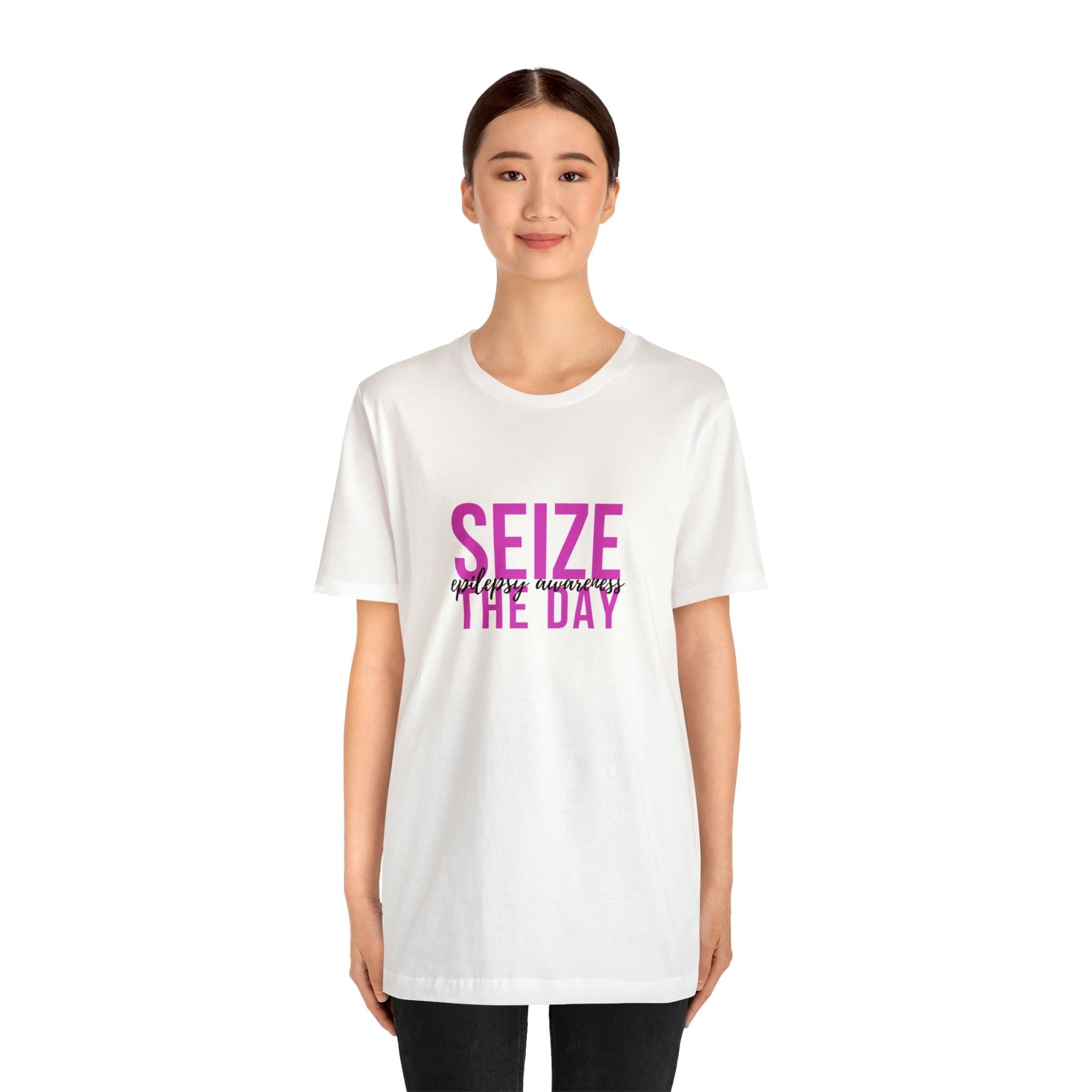 Seize The Day Epilepsy Awareness - Unisex Jersey Short Sleeve Tee