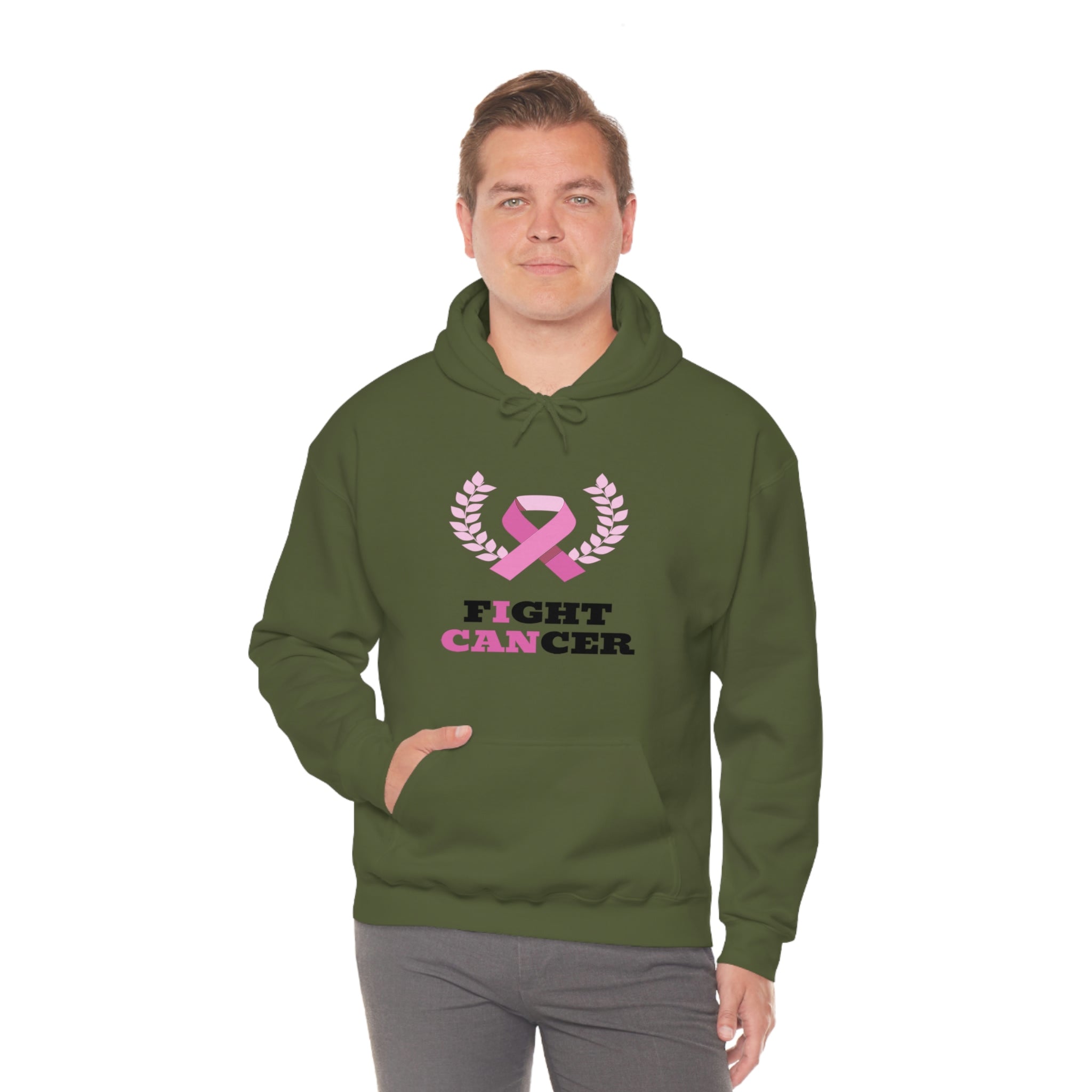 Fight Cancer I Can - Unisex Heavy Blend™ Hooded Sweatshirt