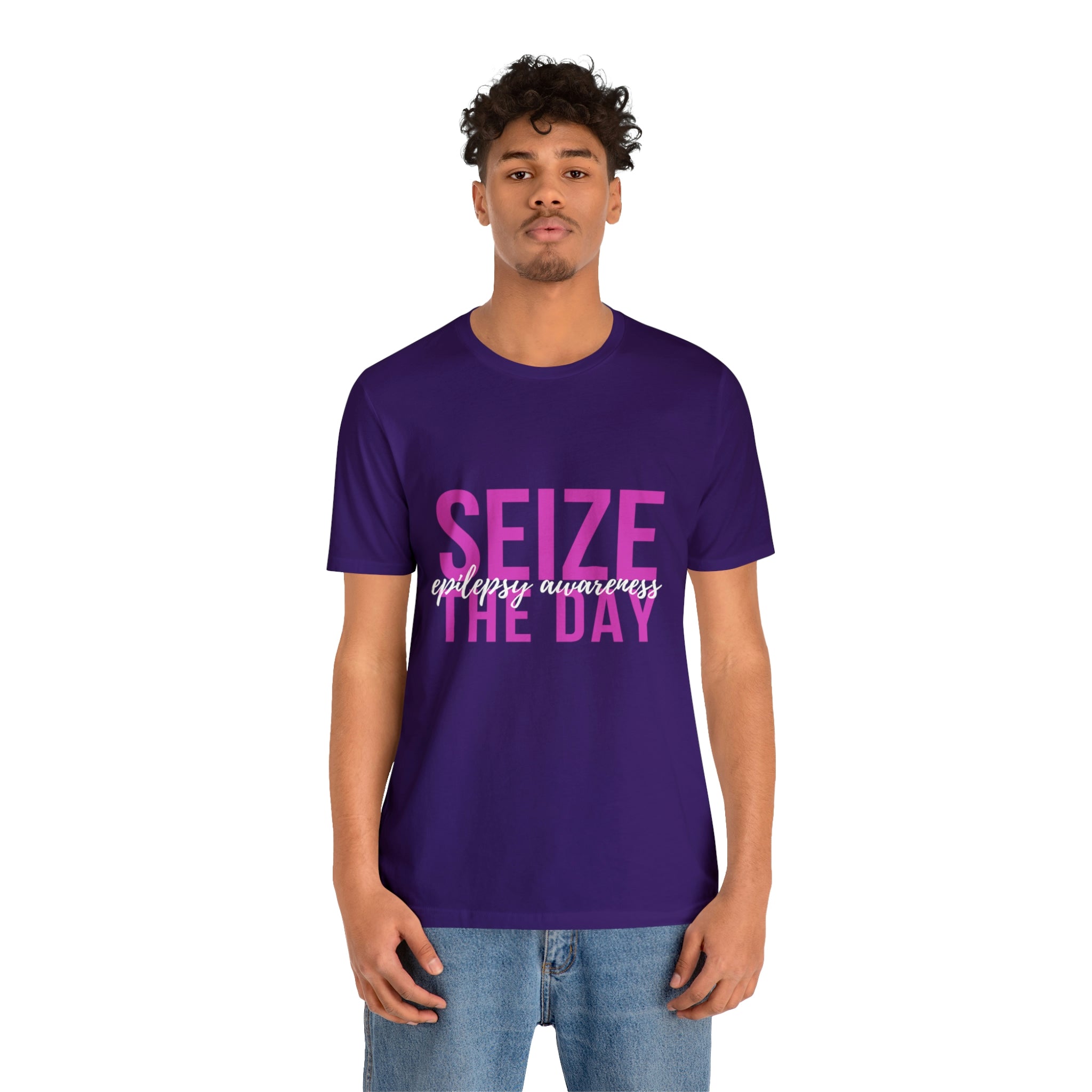 Seize The Day Epilepsy Awareness - Unisex Jersey Short Sleeve Tee