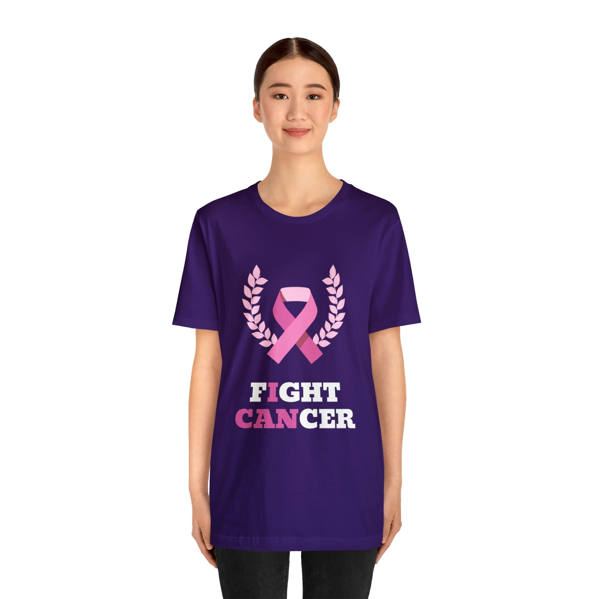 Fight Cancer I Can - Unisex Jersey Short Sleeve Tee