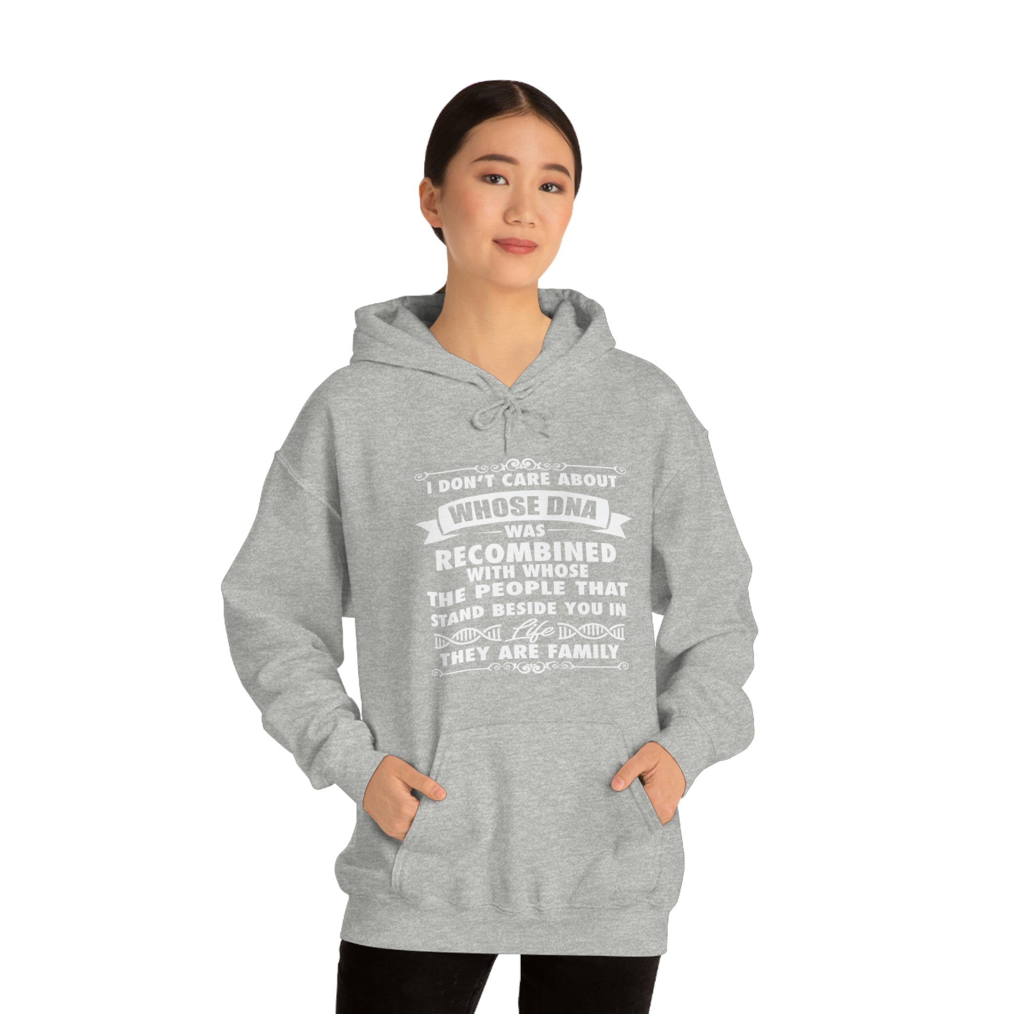 People That Stand Beside You Are Family - Unisex Heavy Blend™ Hooded Sweatshirt