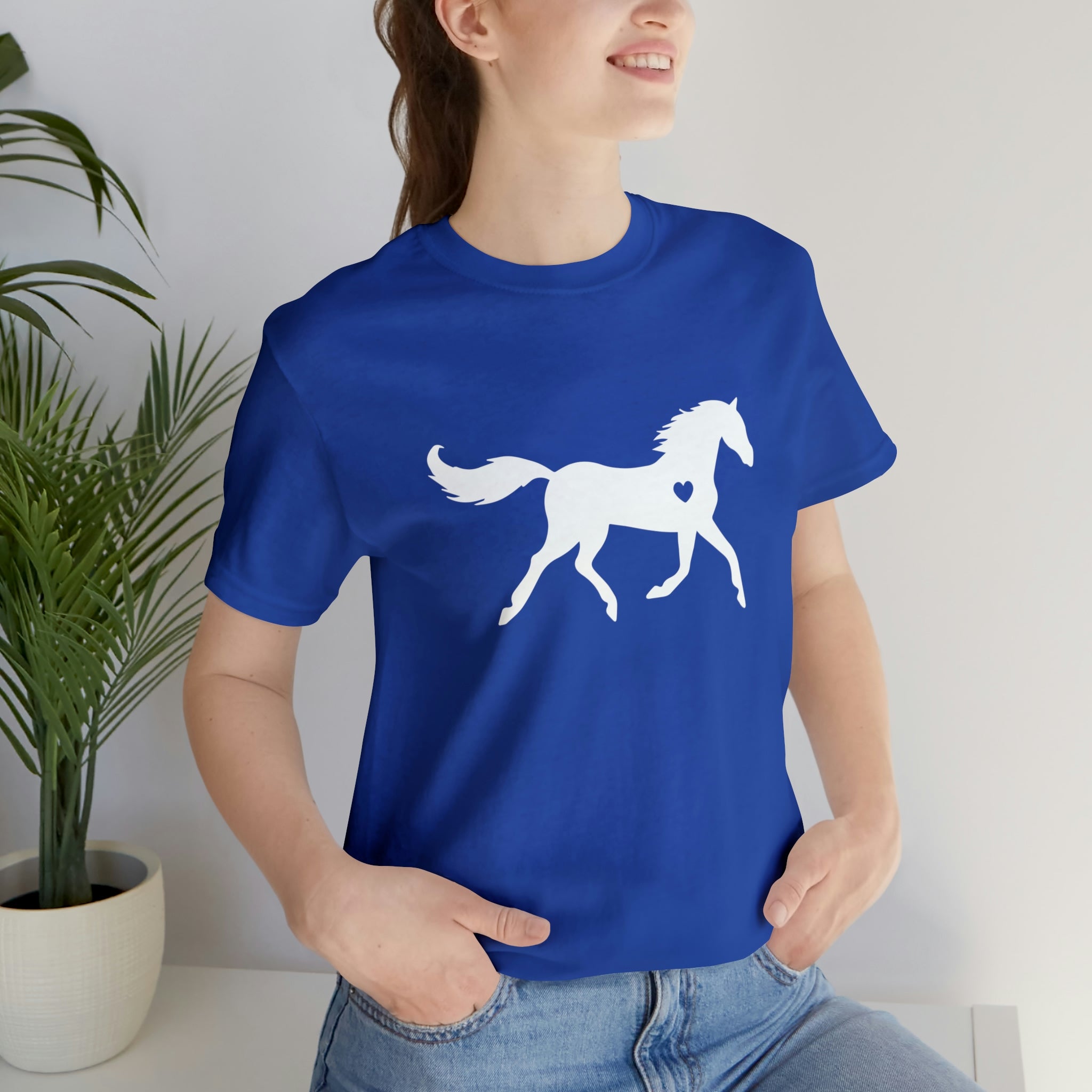 Horse Heart - Unisex Jersey Short Sleeve Tee