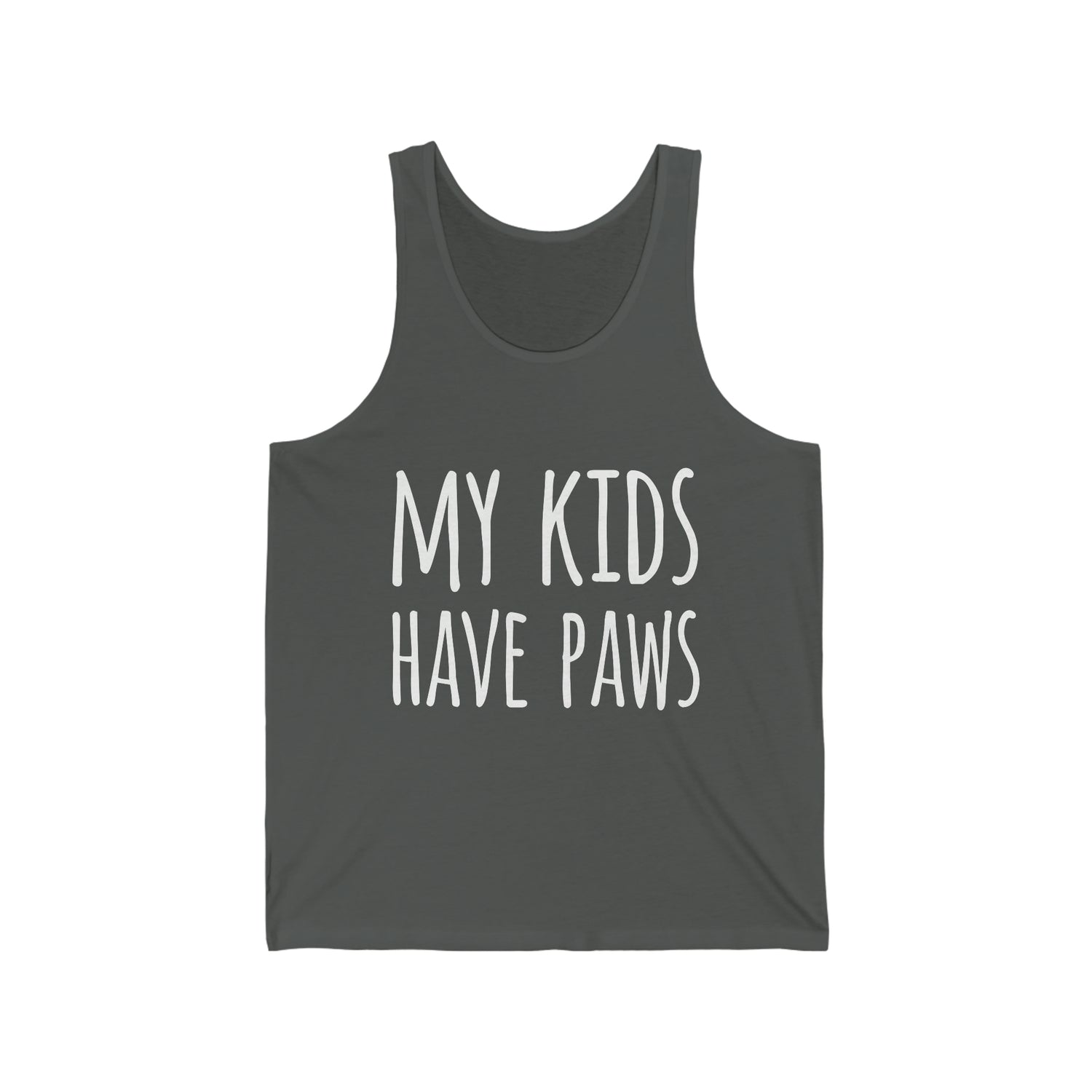 My Kids Have Paws  - Unisex Jersey Tank Top