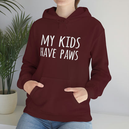 My Kids Have Paws - Unisex Heavy Blend™ Hooded Sweatshirt