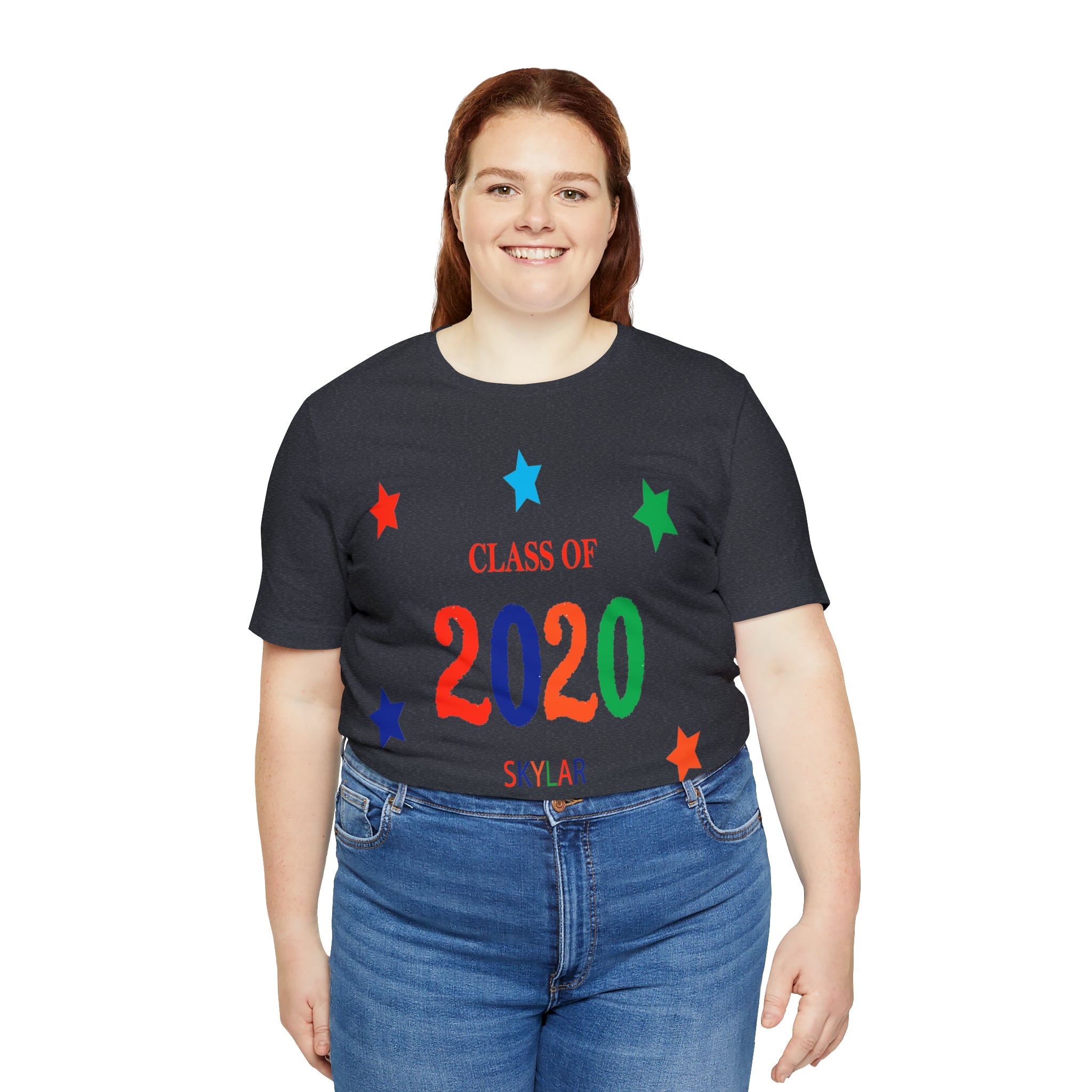 Customizable Class of Year &amp; Name - Unisex Jersey Short Sleeve Tee