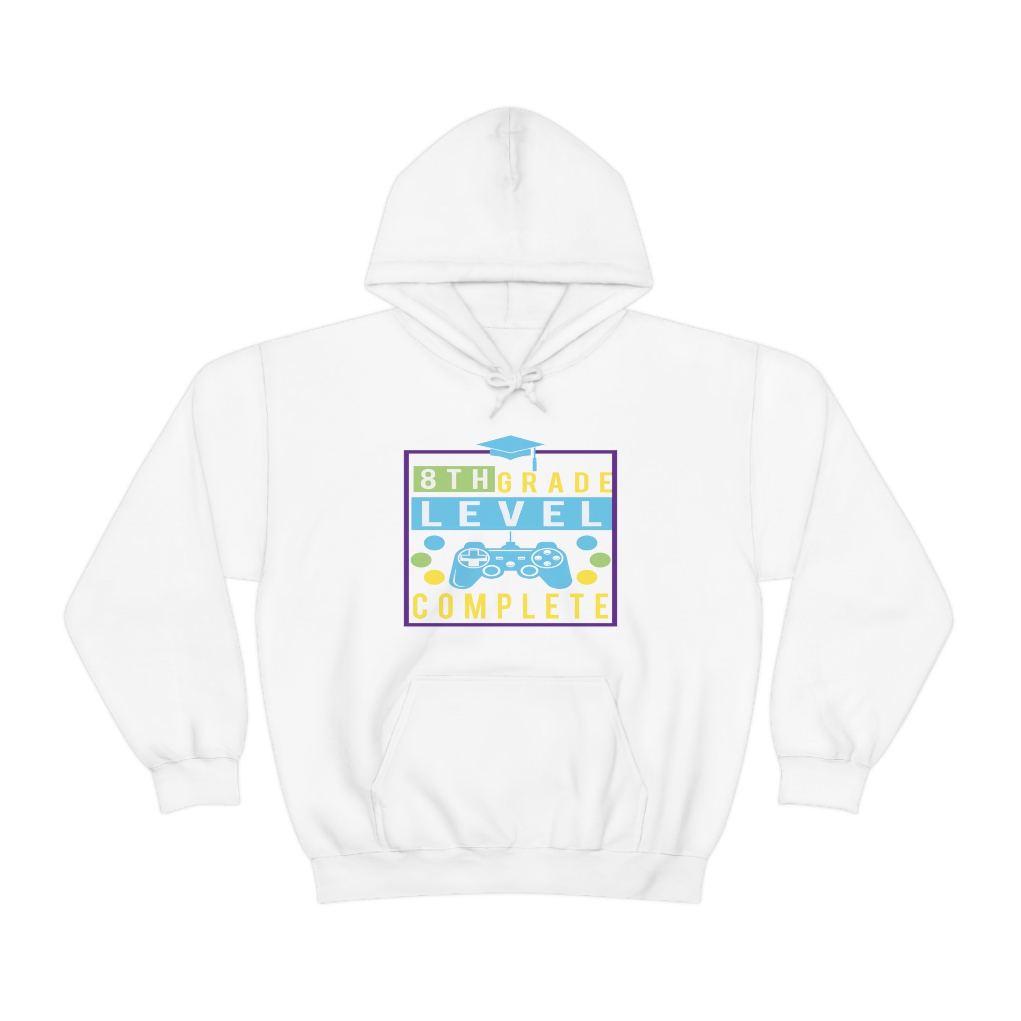 8th Grade Level Complete - Unisex Heavy Blend™ Hooded Sweatshirt