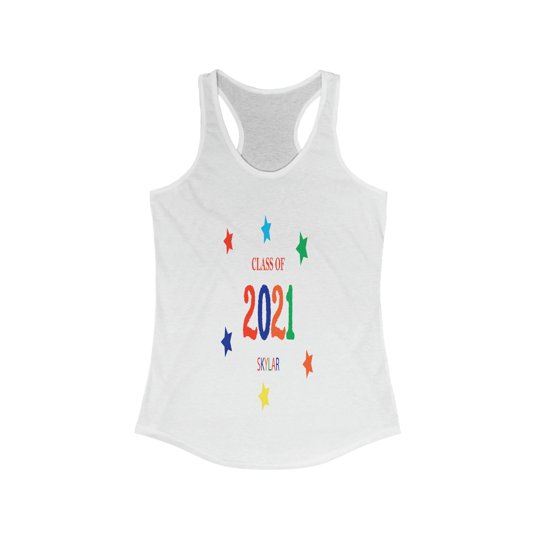 Class of ... with Year &amp; Name Customizable - Racerback Tank Top