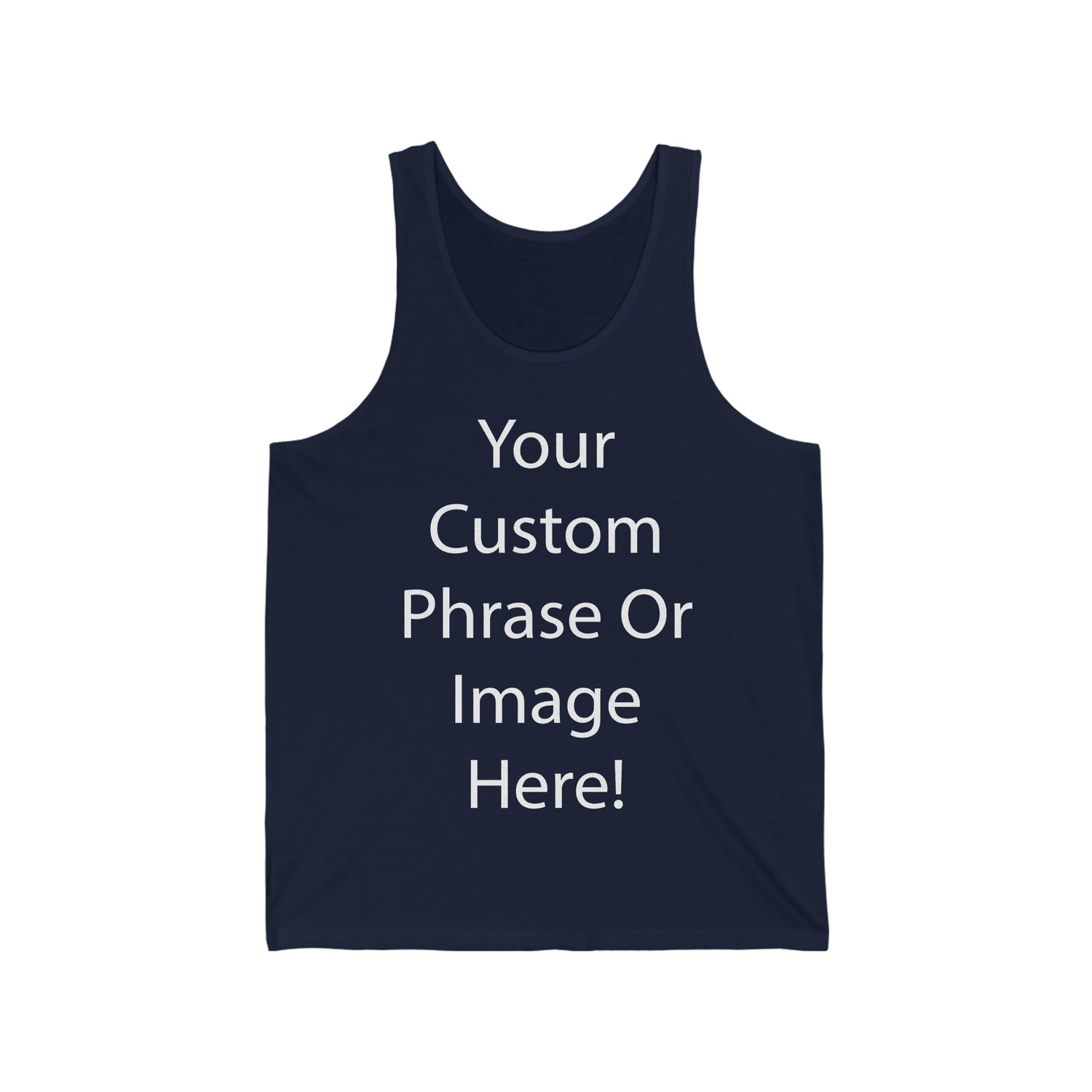 Custom - Unisex Jersey Tank Top