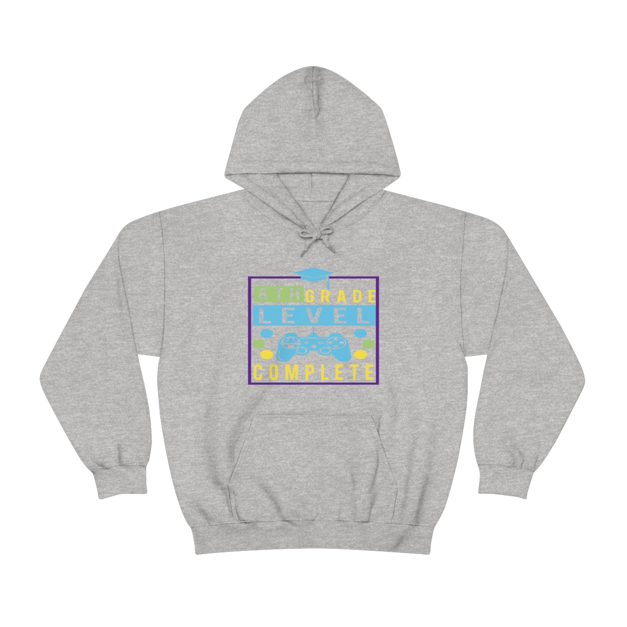 8th Grade Level Complete - Unisex Heavy Blend™ Hooded Sweatshirt