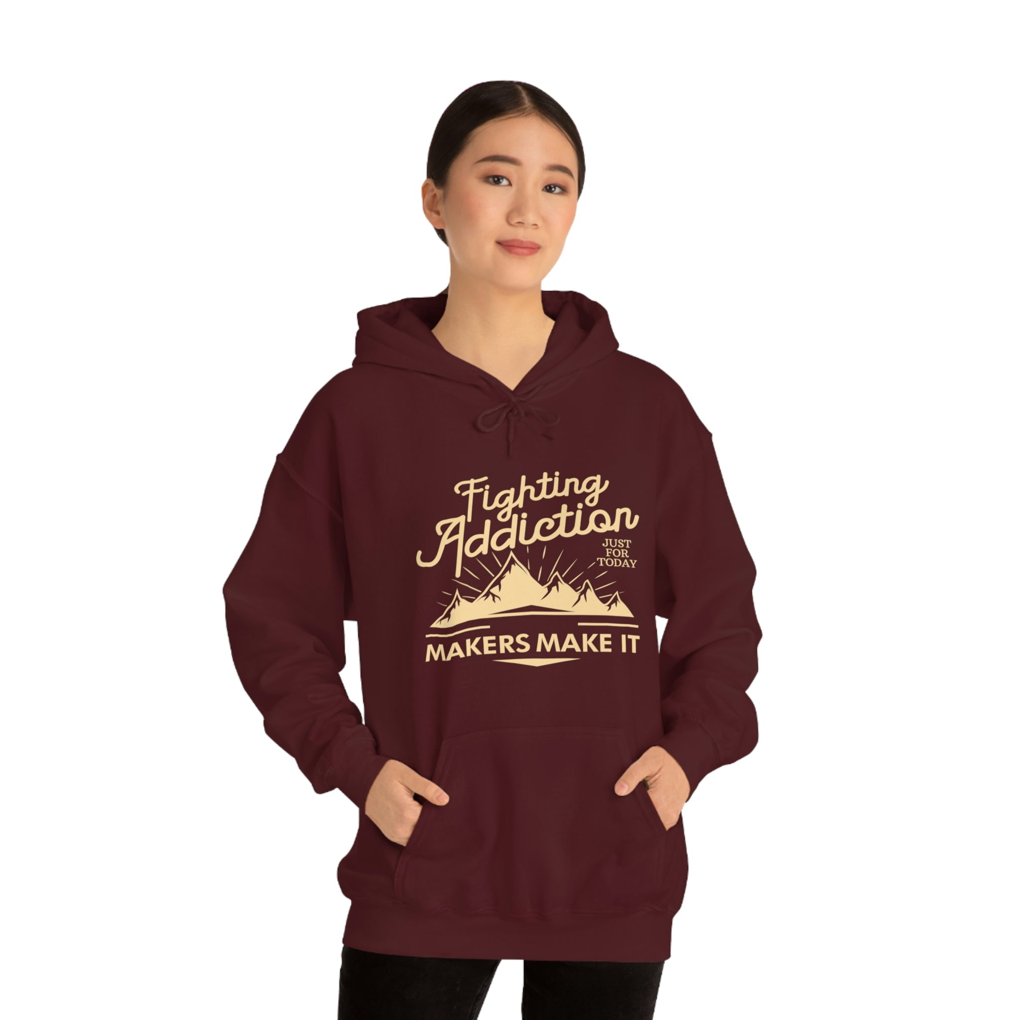 Fighting Addiction - Unisex Heavy Blend™ Hooded Sweatshirt