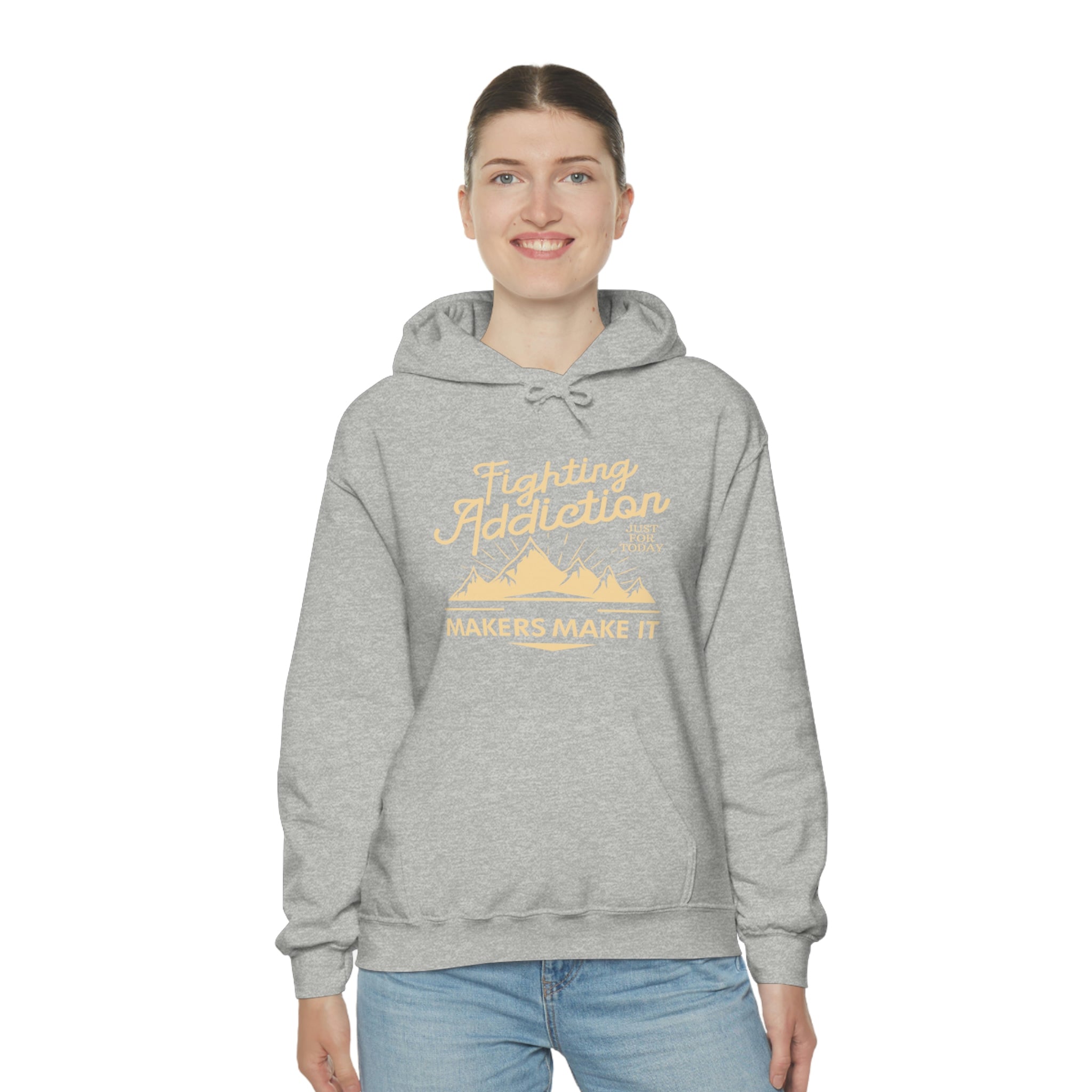 Fighting Addiction - Unisex Heavy Blend™ Hooded Sweatshirt