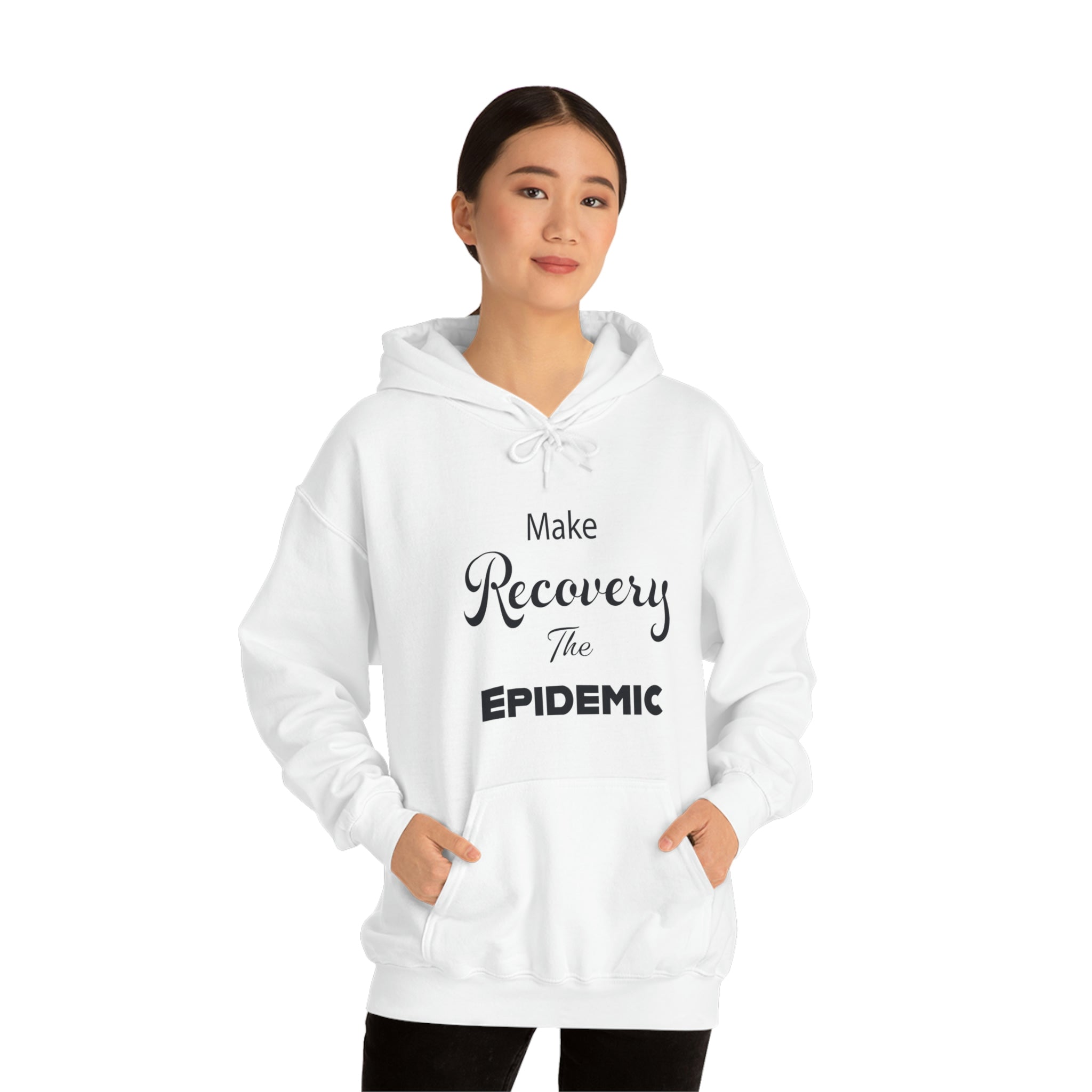 Make Recovery The Epidemic - Unisex Heavy Blend™ Hooded Sweatshirt