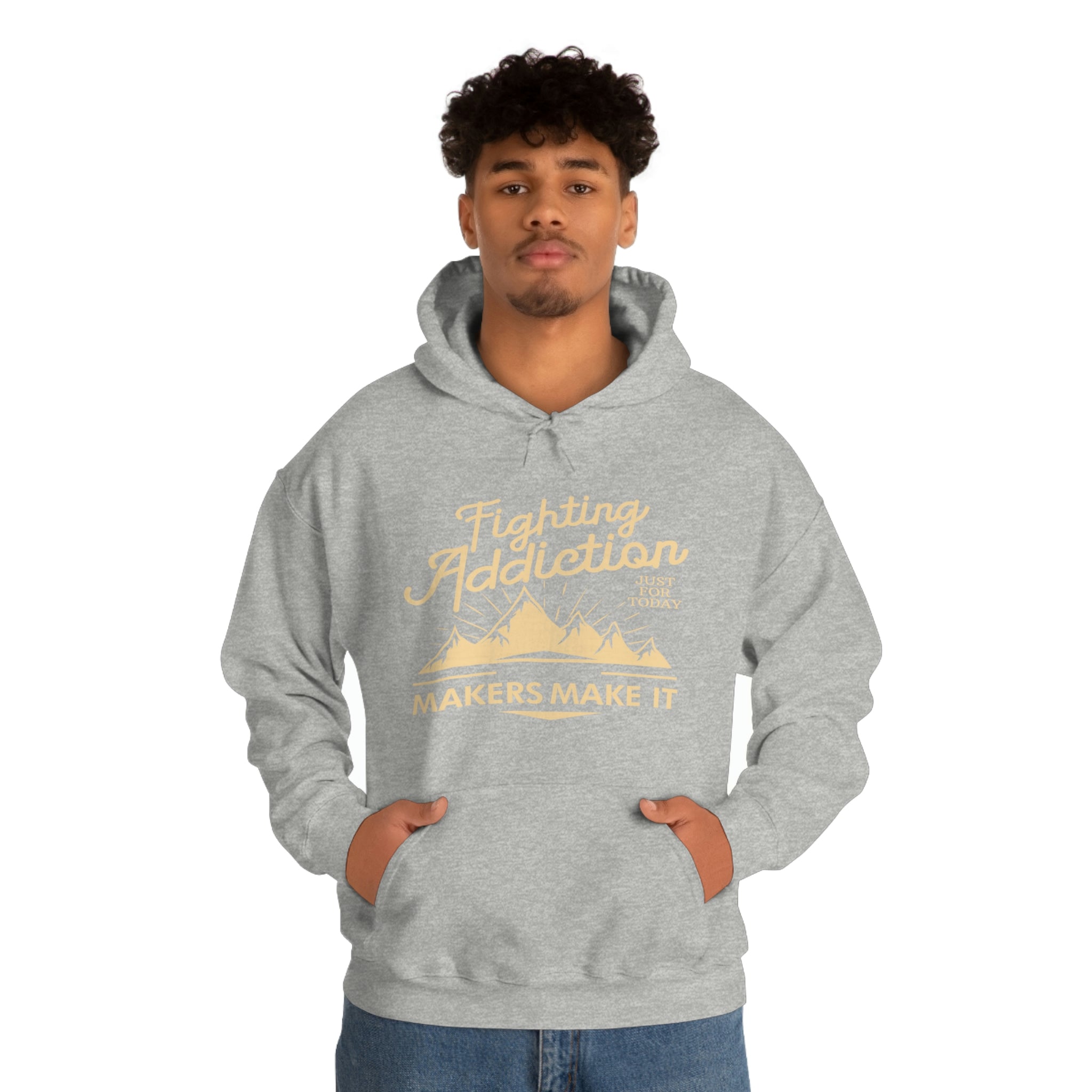 Fighting Addiction - Unisex Heavy Blend™ Hooded Sweatshirt