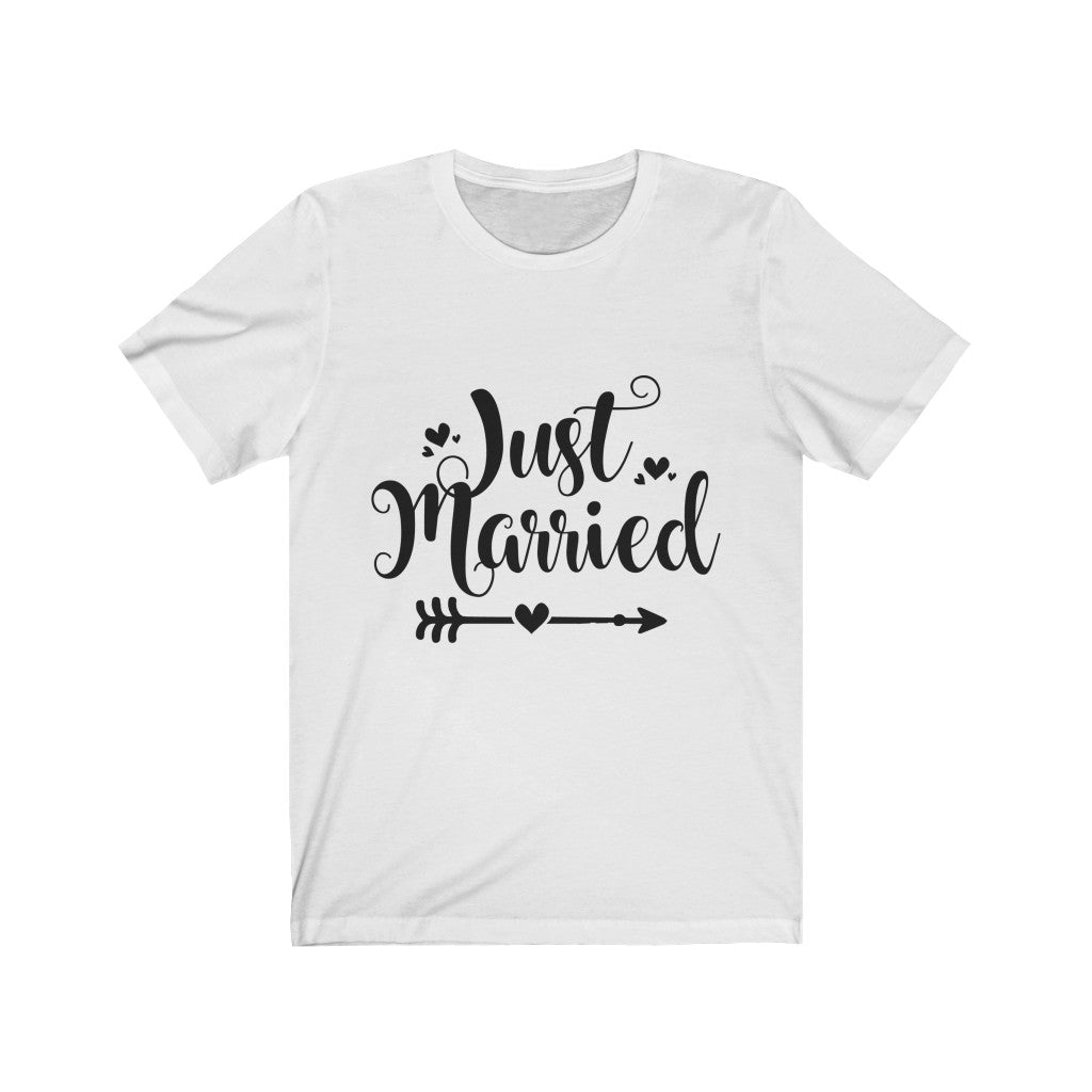 Just Married - Unisex Jersey Short Sleeve Tee