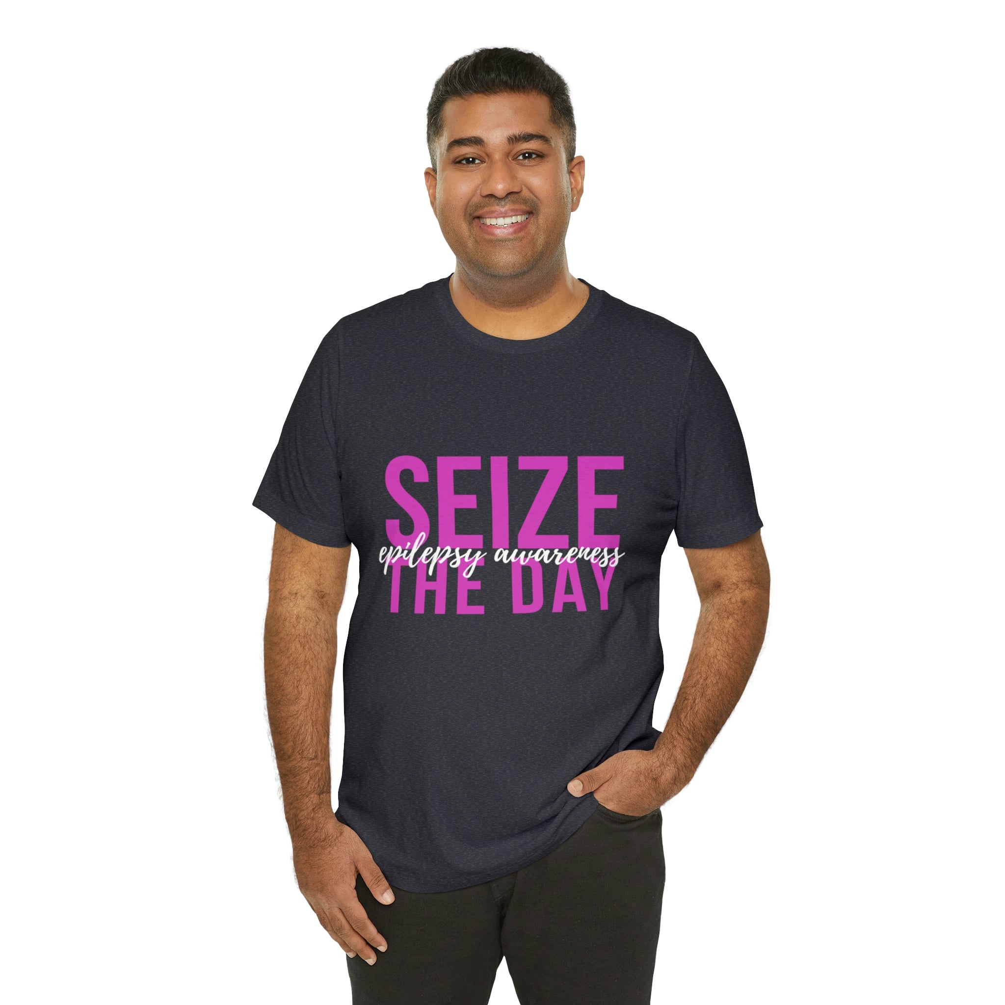 Seize The Day Epilepsy Awareness - Unisex Jersey Short Sleeve Tee