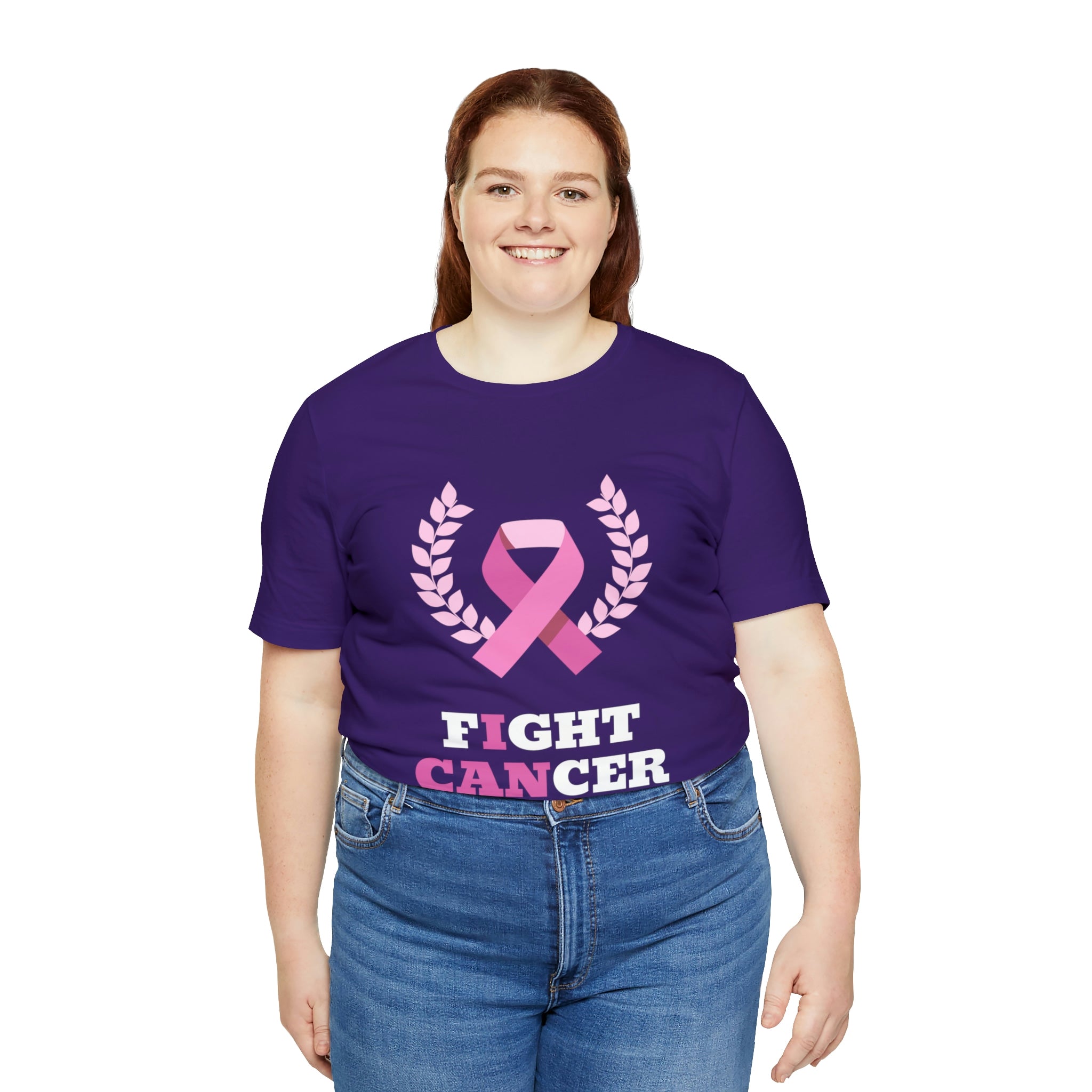 Fight Cancer I Can - Unisex Jersey Short Sleeve Tee