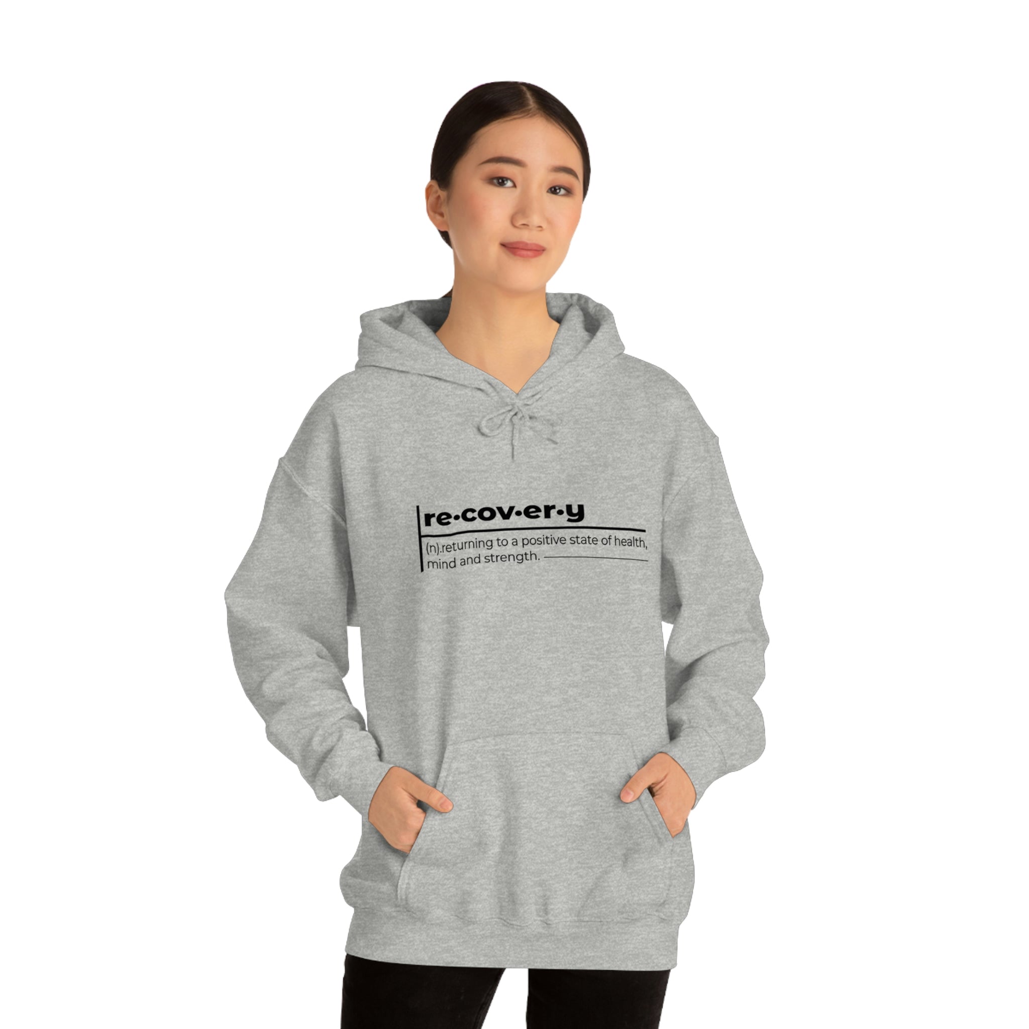 Recovery Definition - Unisex Heavy Blend™ Hooded Sweatshirt