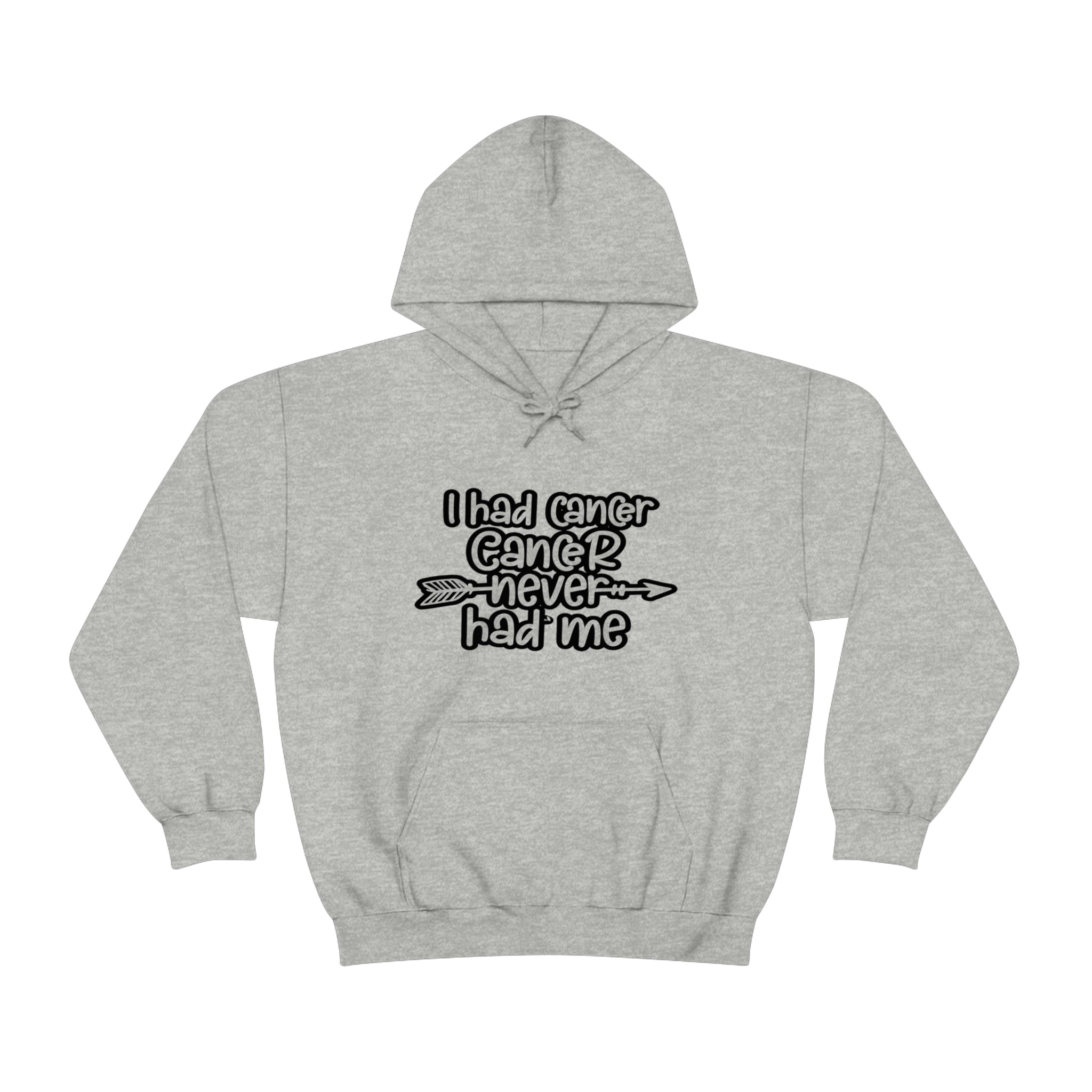 I Had Cancer Cancer Never Had Me  - Unisex Heavy Blend™ Hooded Sweatshirt