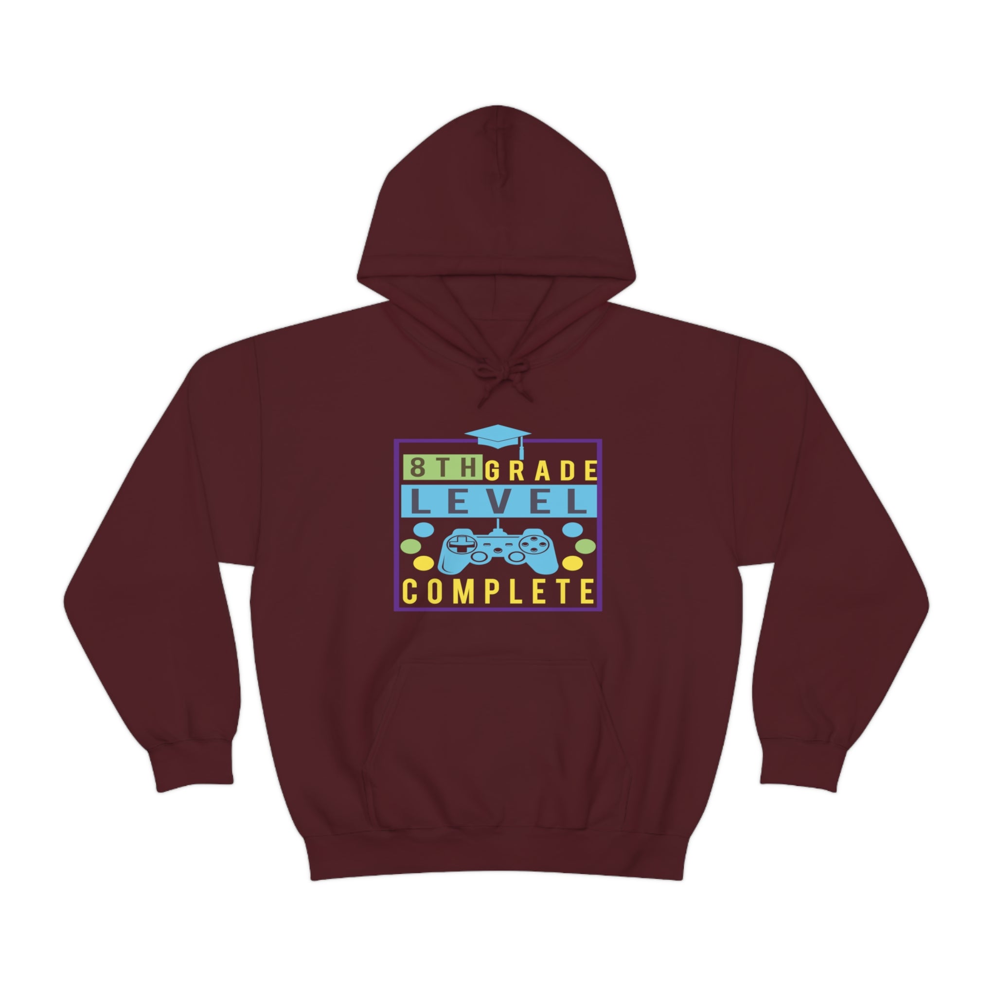 8th Grade Level Complete - Unisex Heavy Blend™ Hooded Sweatshirt