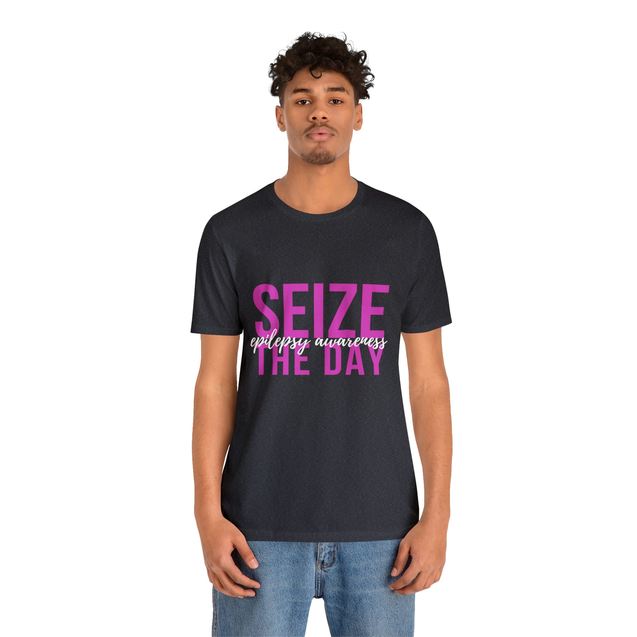 Seize The Day Epilepsy Awareness - Unisex Jersey Short Sleeve Tee