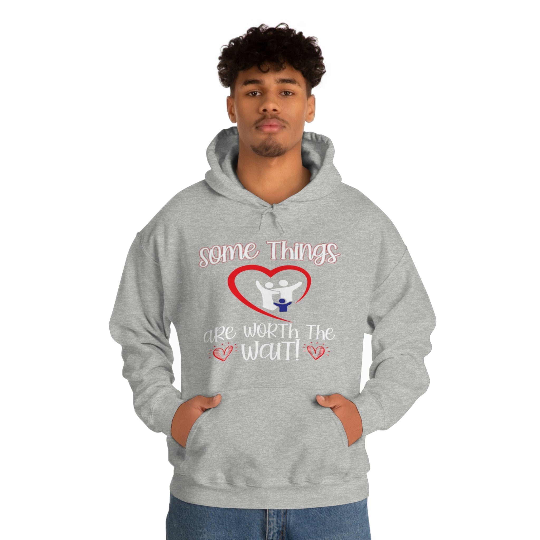 Some Things Are Worth The Wait - Unisex Heavy Blend™ Hooded Sweatshirt