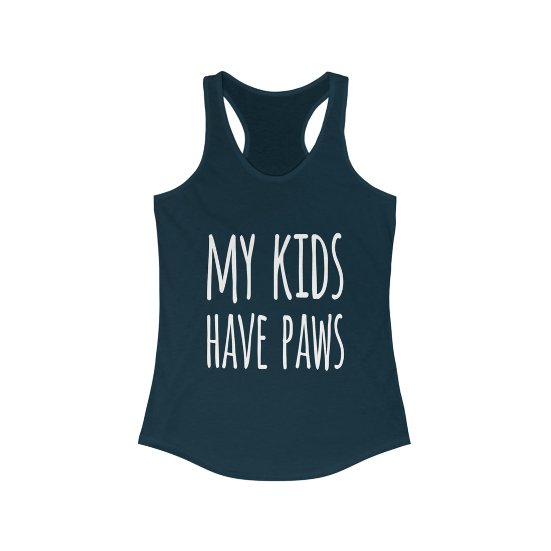 My Kids Have Paws - Racerback Tank Top