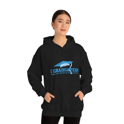 I Graduated! Can I Go Back To Bed Now - Unisex Heavy Blend™ Hooded Sweatshirt