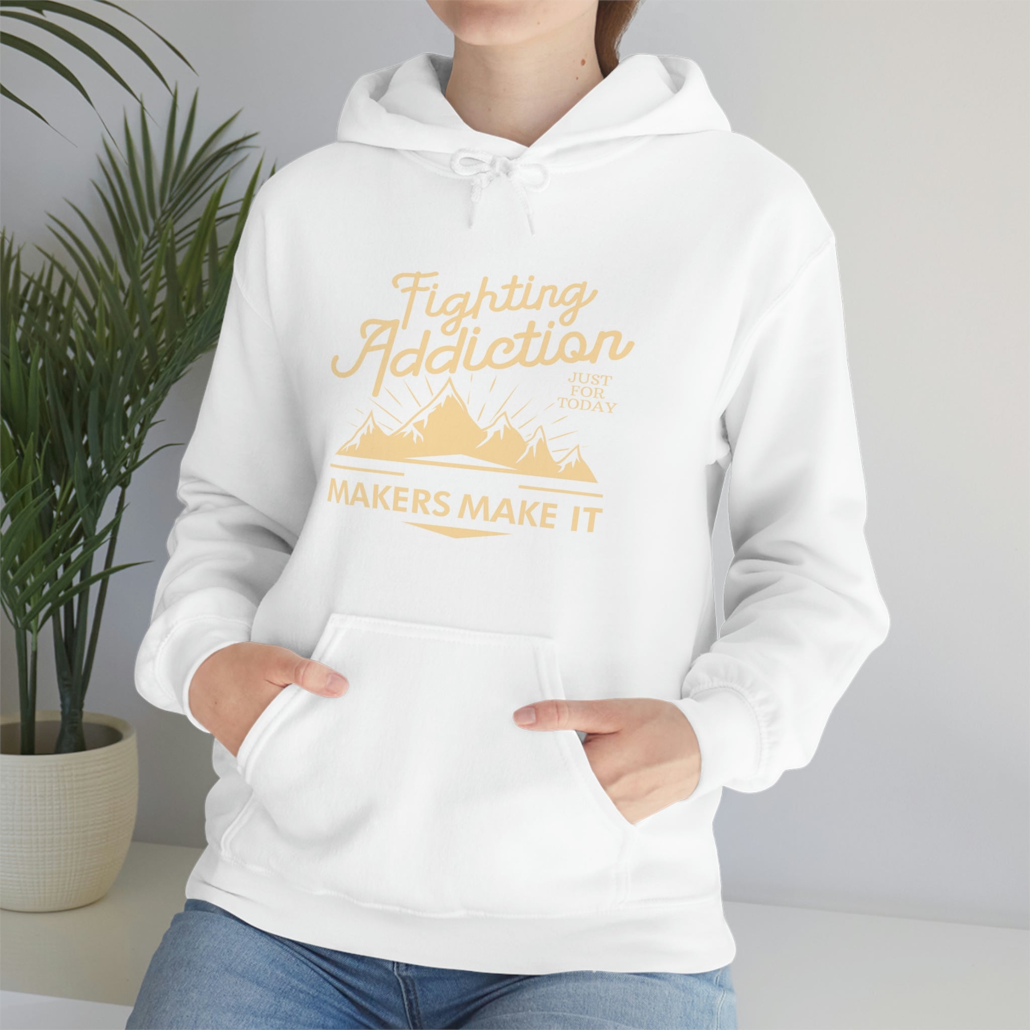 Fighting Addiction - Unisex Heavy Blend™ Hooded Sweatshirt