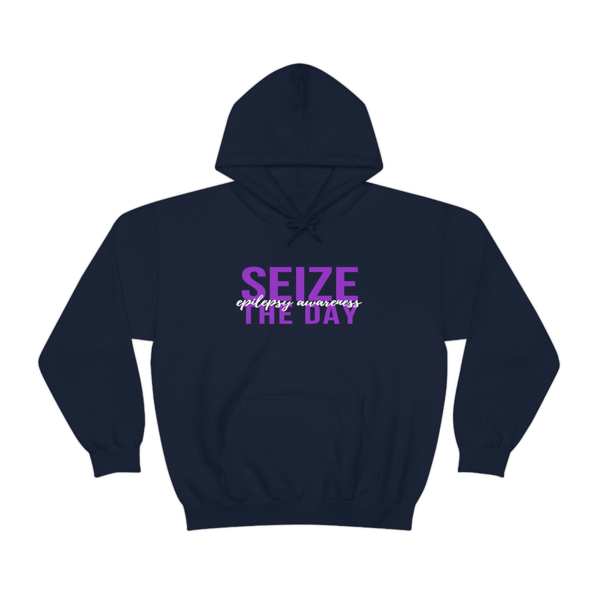 Seize The Day Epilepsy Awareness - Unisex Heavy Blend™ Hooded Sweatshirt