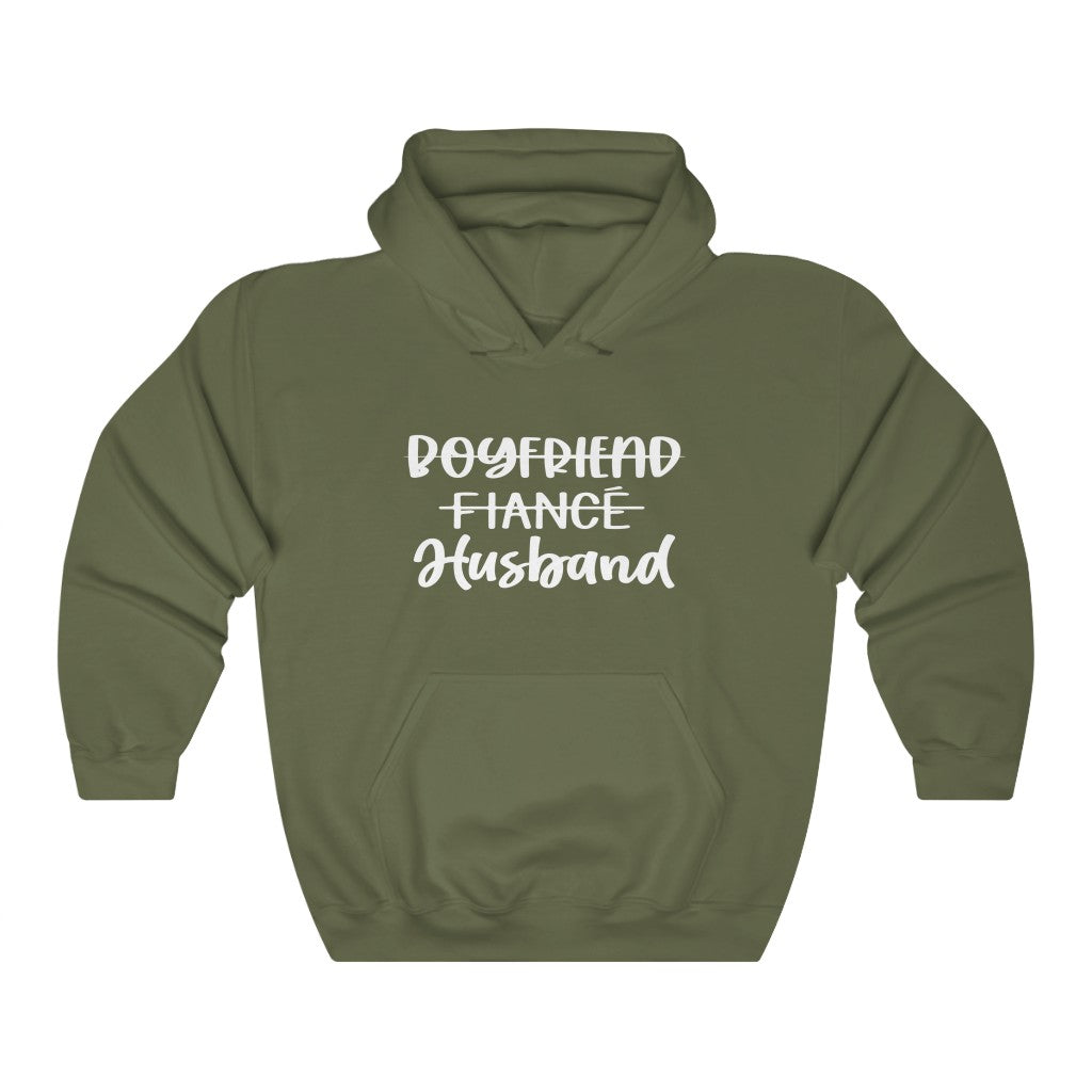 Boyfriend, Fiance, Husband - Unisex Heavy Blend™ Hooded Sweatshirt