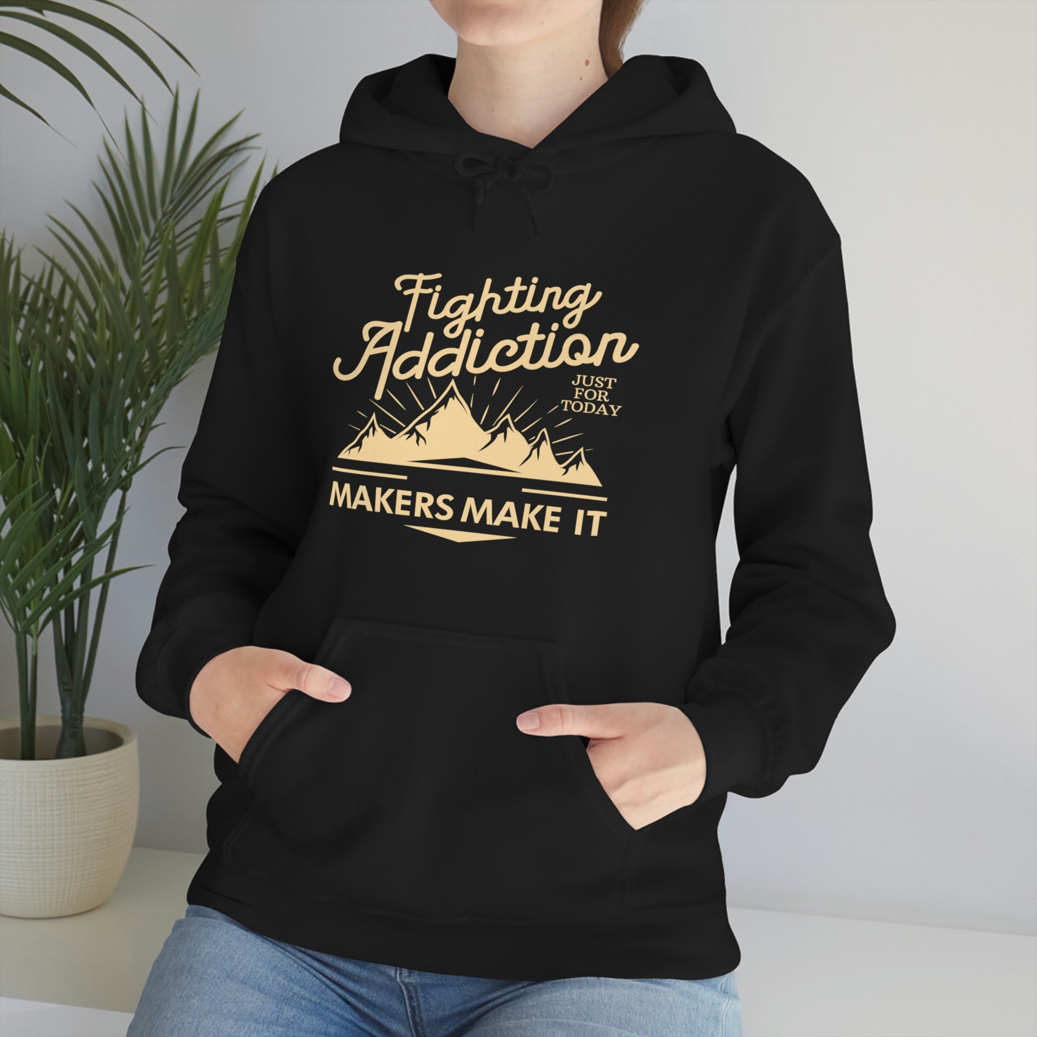 Fighting Addiction - Unisex Heavy Blend™ Hooded Sweatshirt