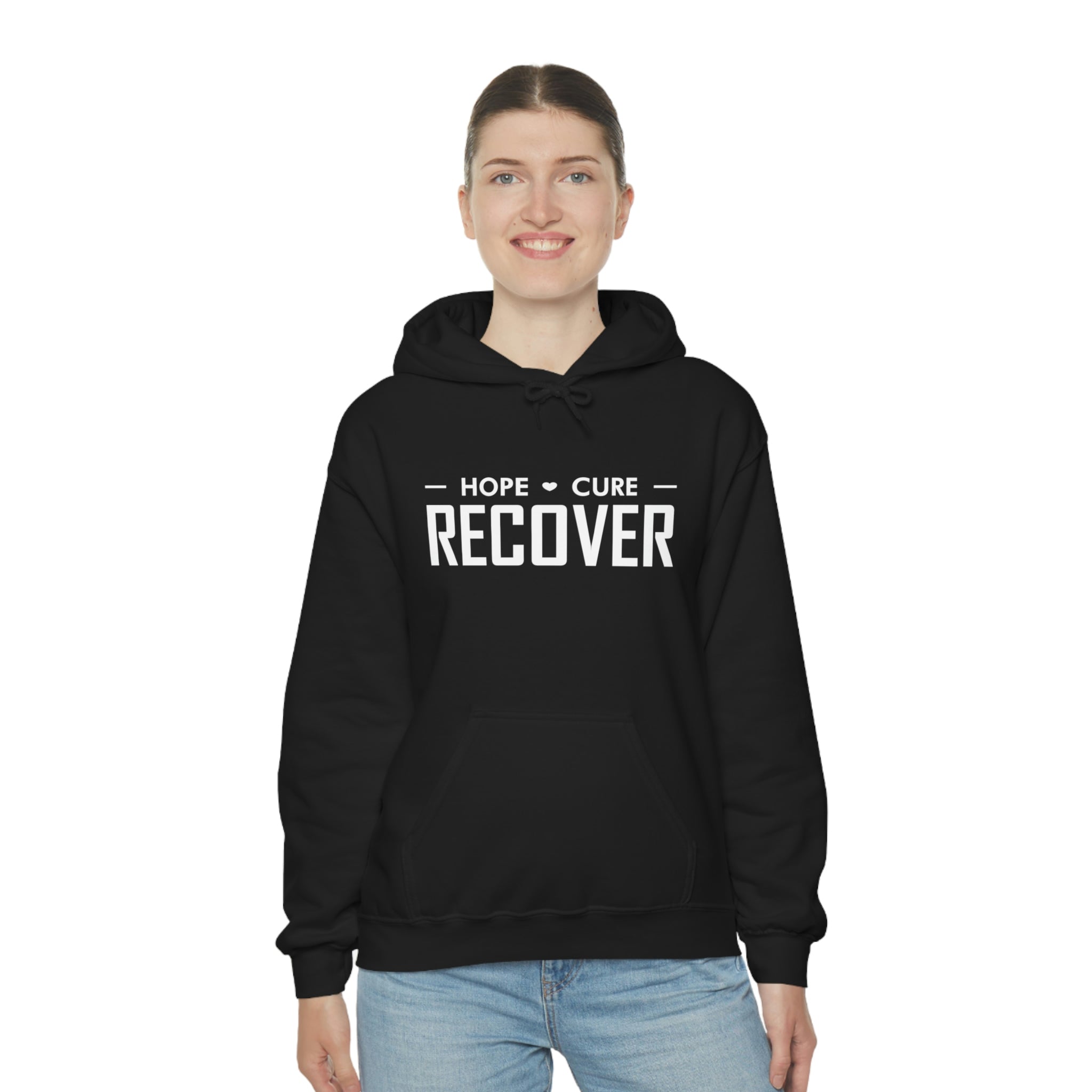 Hope Cure Recover - Unisex Heavy Blend™ Hooded Sweatshirt