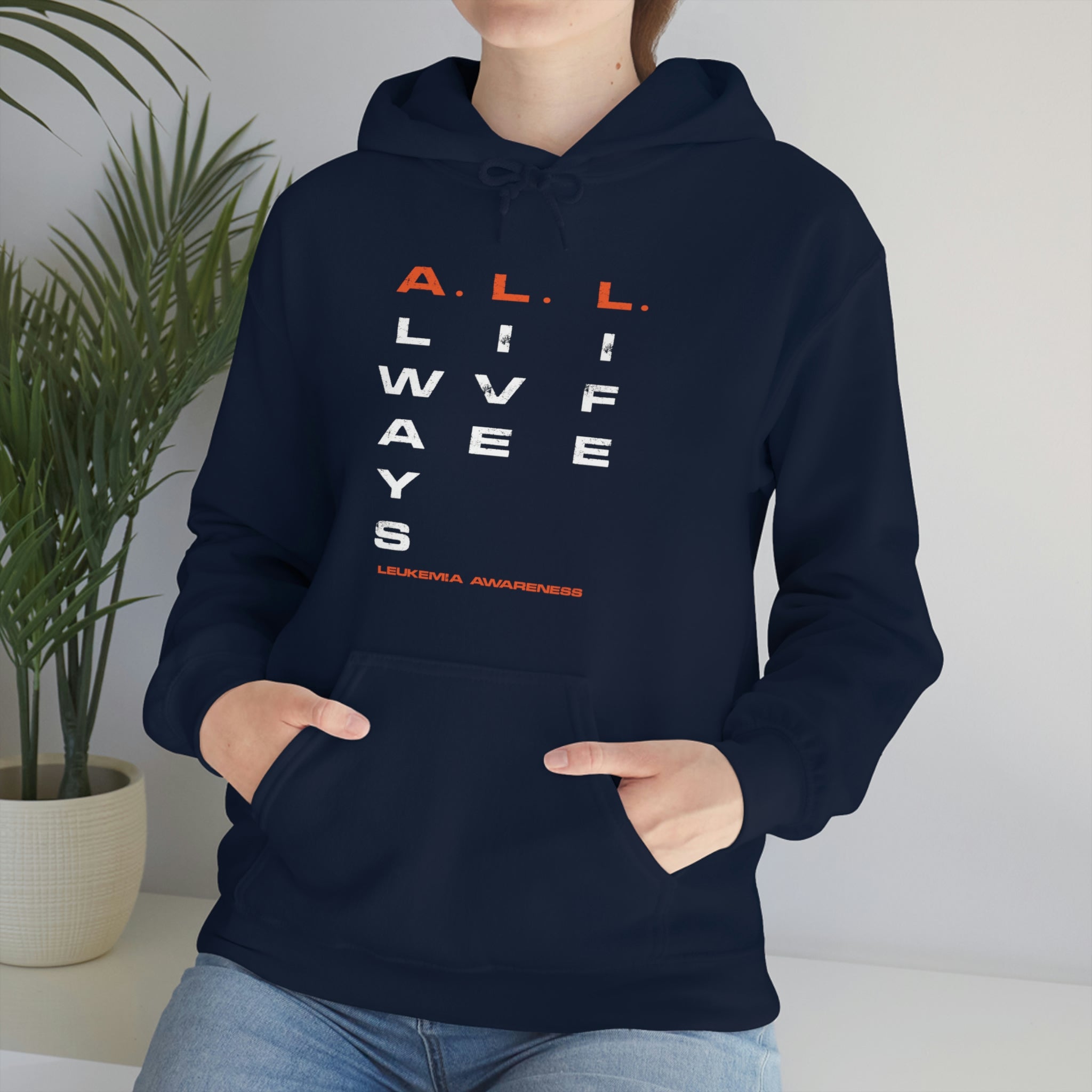 A.L.L. Always Live Life - Unisex Heavy Blend™ Hooded Sweatshirt