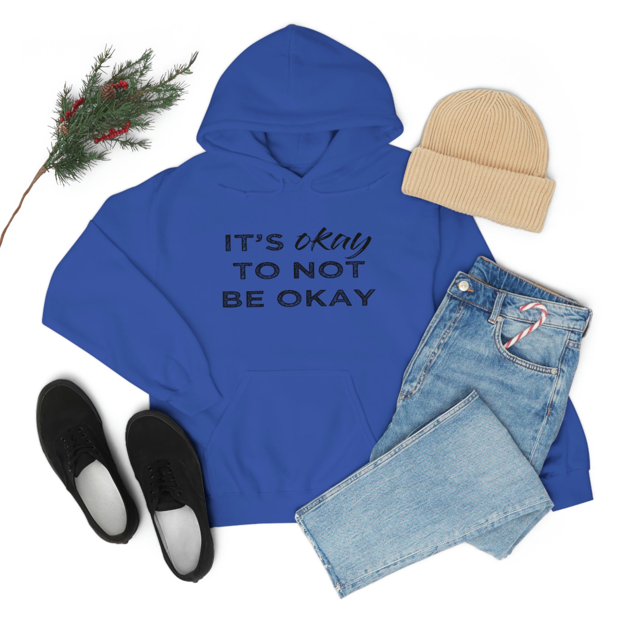 Its Ok To Not Be Ok - Unisex Heavy Blend™ Hooded Sweatshirt