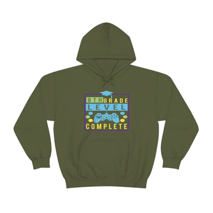 8th Grade Level Complete - Unisex Heavy Blend™ Hooded Sweatshirt