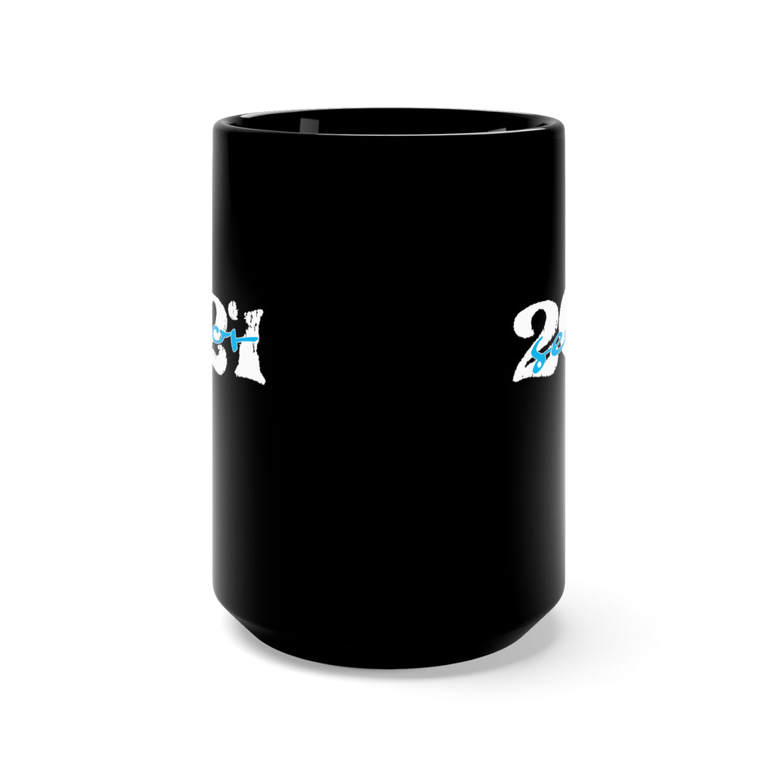Senior With Class Year Customizable - Large 15oz Black Mug