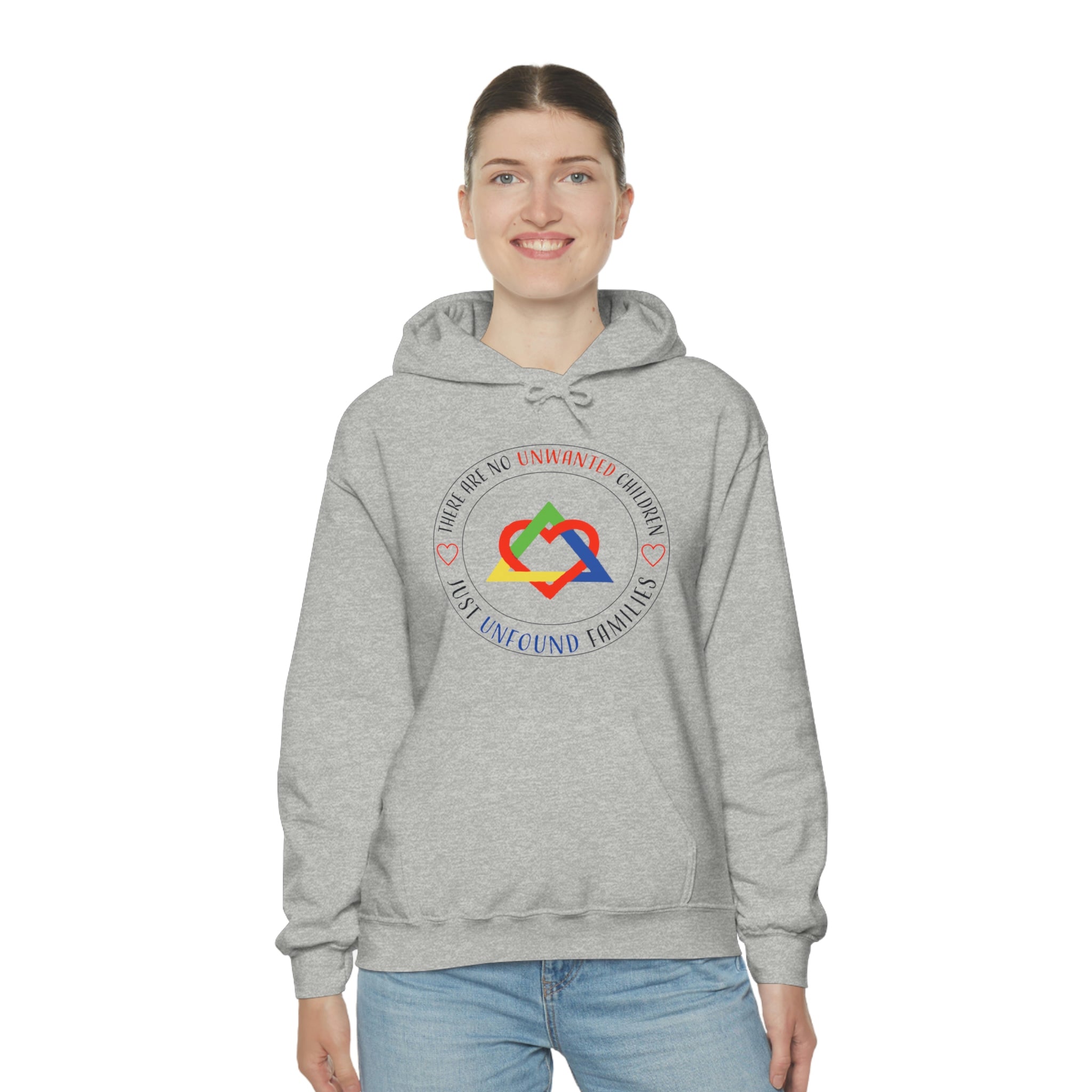 There Are No Unwanted Children Only Unfound Families - Unisex Heavy Blend™ Hooded Sweatshirt