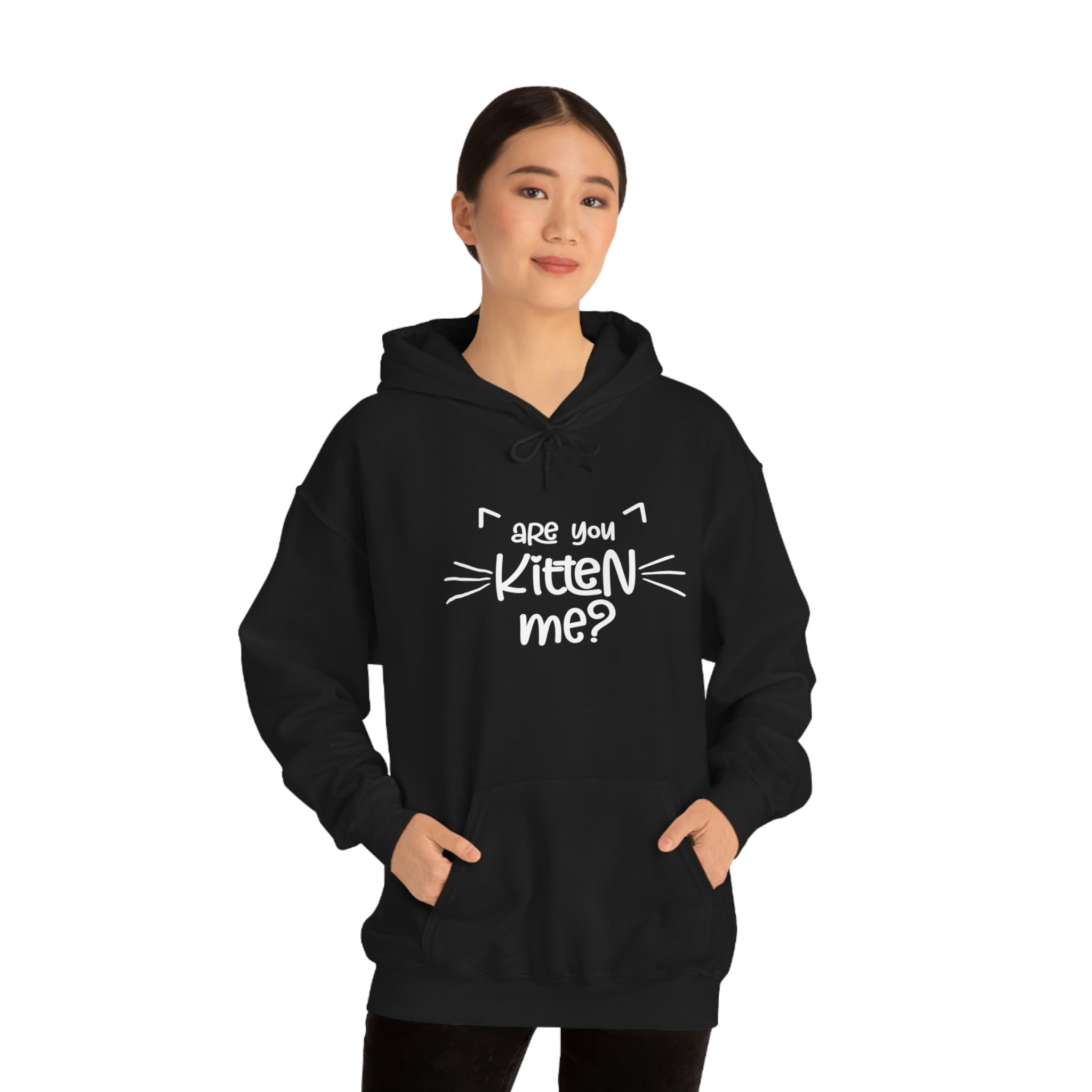 Are You Kitten Me - Unisex Heavy Blend™ Hooded Sweatshirt