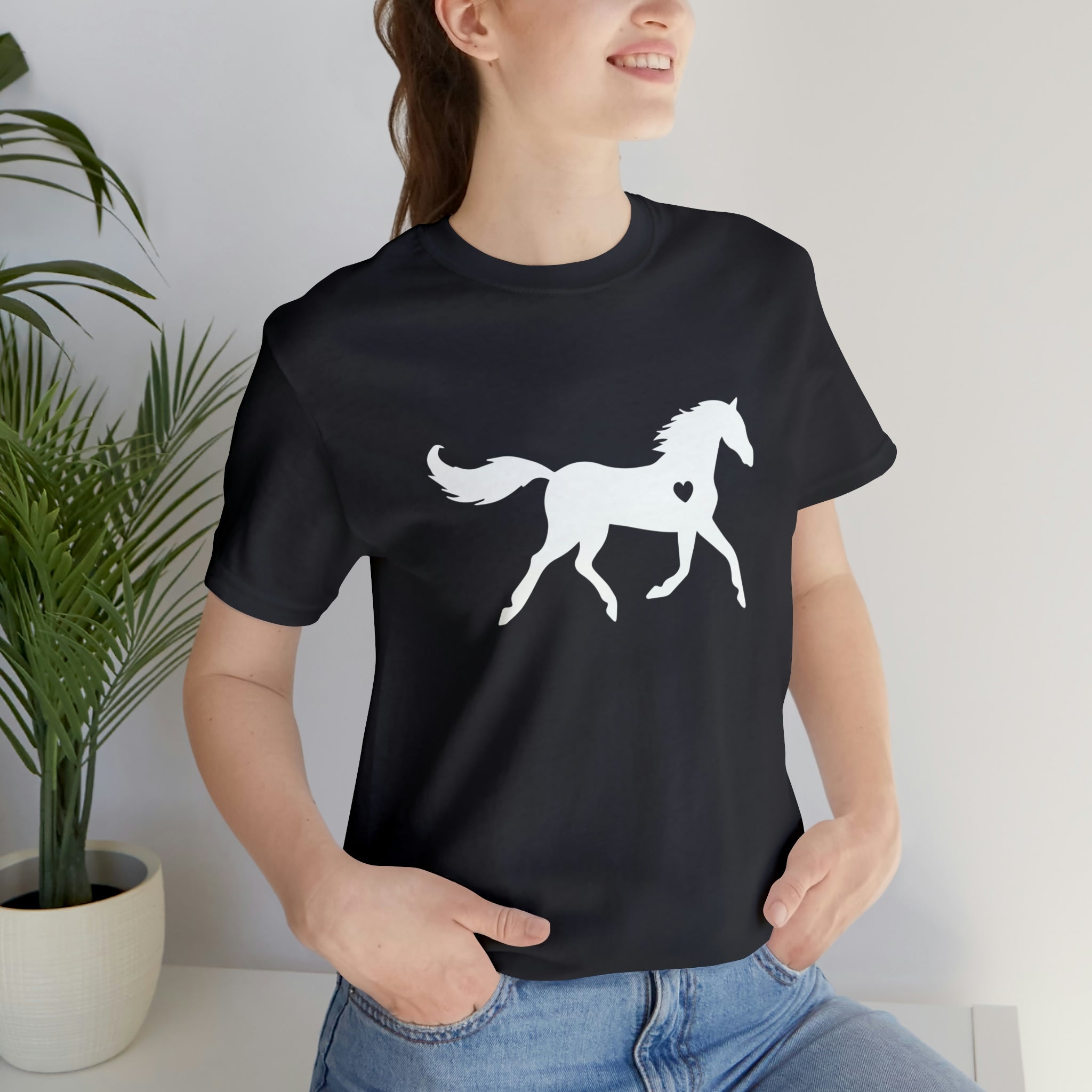 Horse Heart - Unisex Jersey Short Sleeve Tee