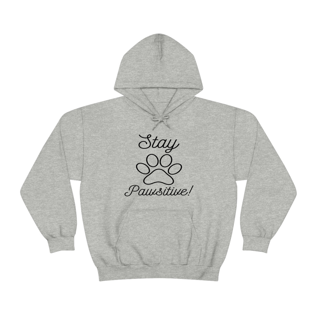 Stay Pawsitive - Unisex Heavy Blend™ Hooded Sweatshirt