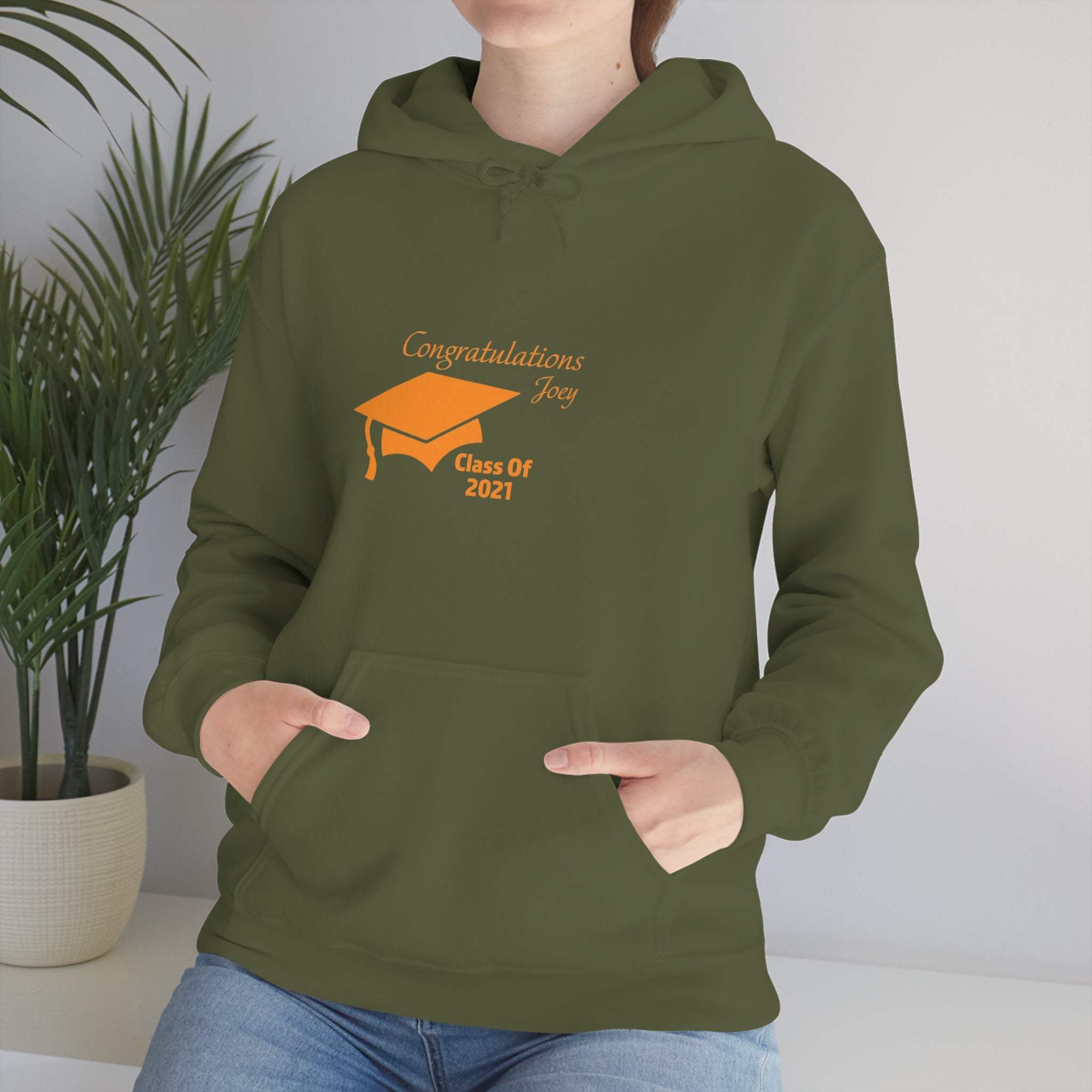 Congratulations With Year &amp; Name Customizable - Unisex Heavy Blend™ Hooded Sweatshirt