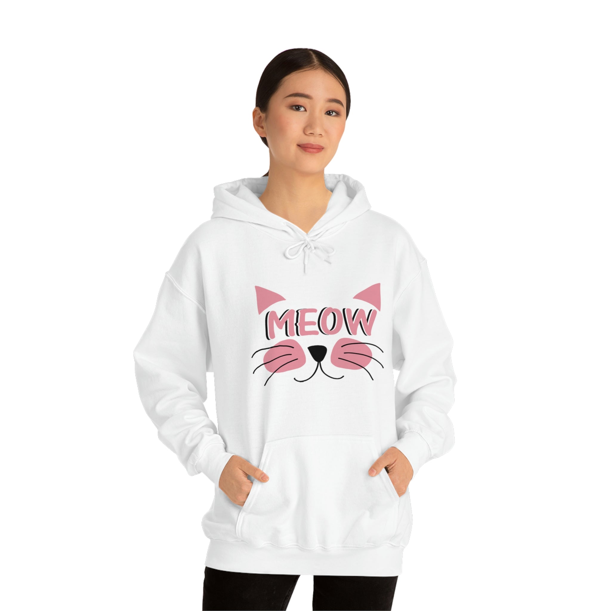 Meow - Unisex Heavy Blend™ Hooded Sweatshirt