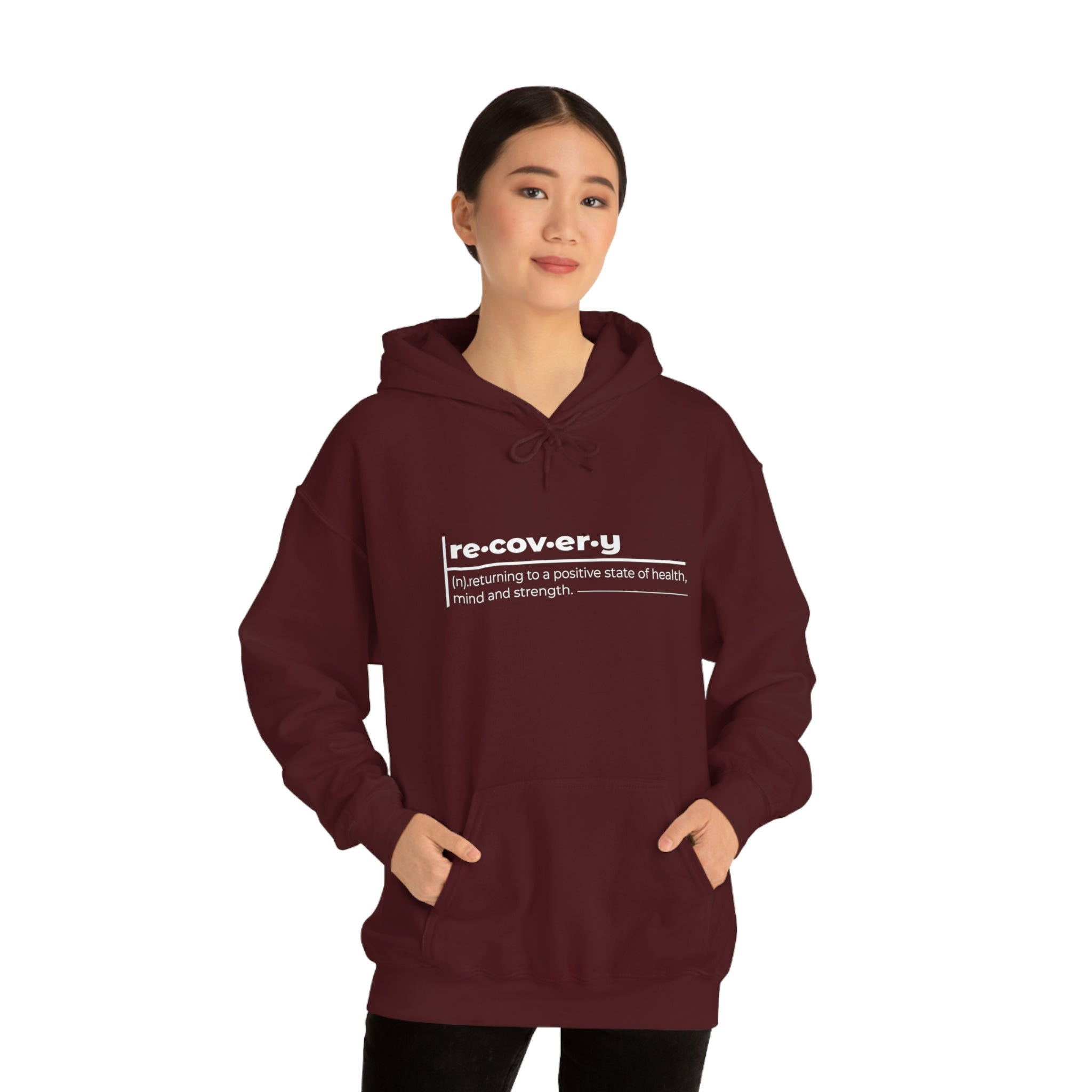 Recovery Definition - Unisex Heavy Blend™ Hooded Sweatshirt