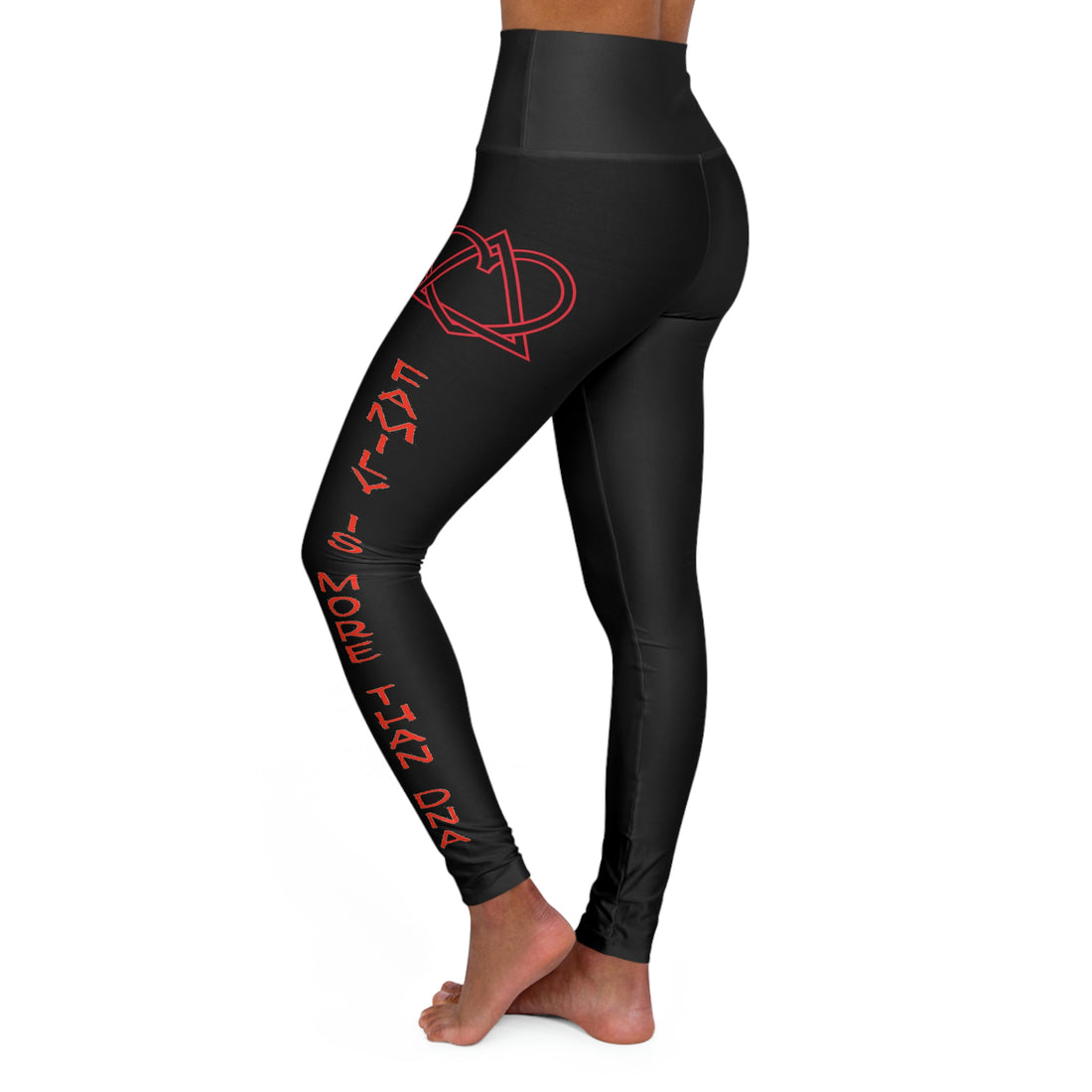 Family is More than DNA - Black High Waisted Yoga Leggings
