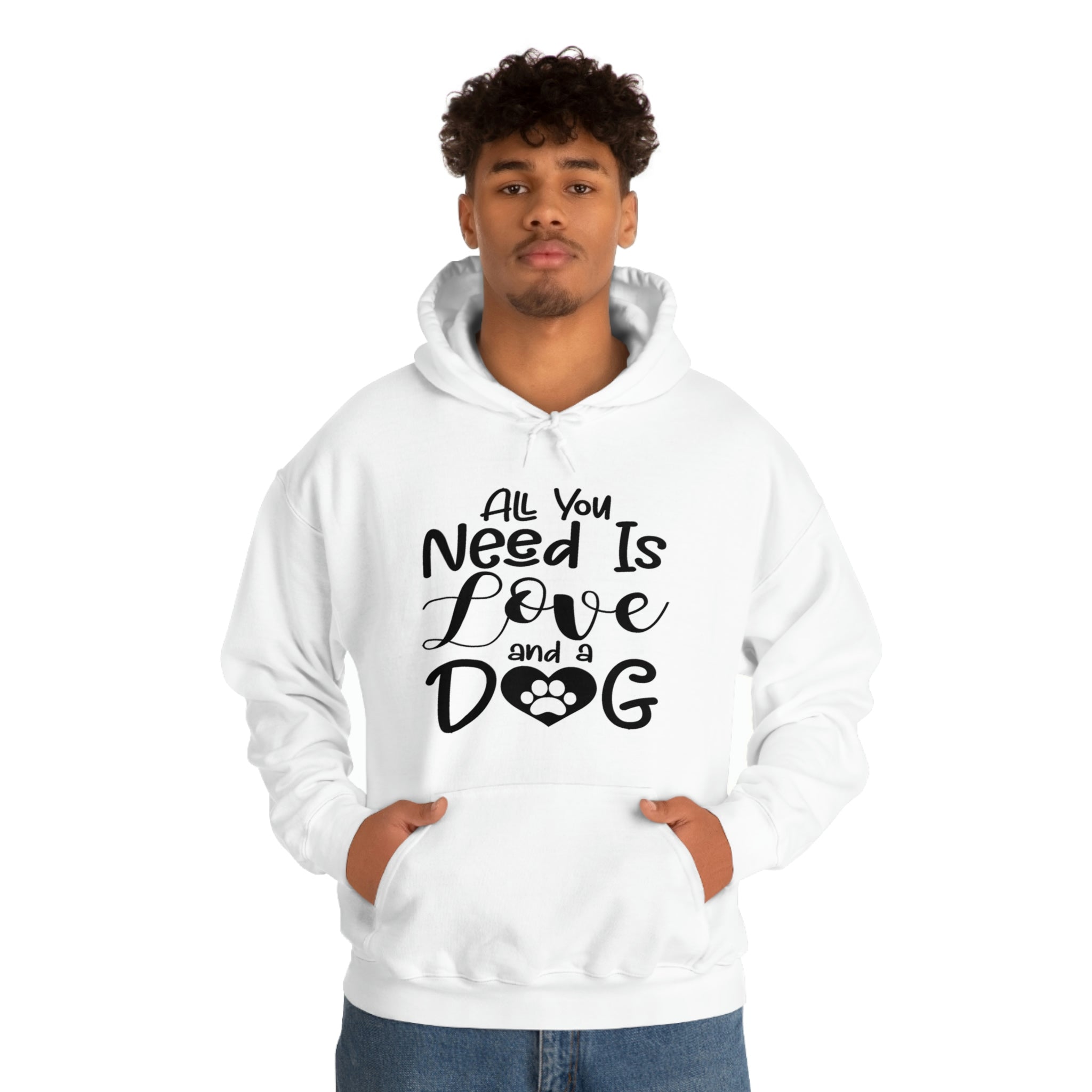 All You Need Is Love &amp; A Dog - Unisex Heavy Blend™ Hooded Sweatshirt