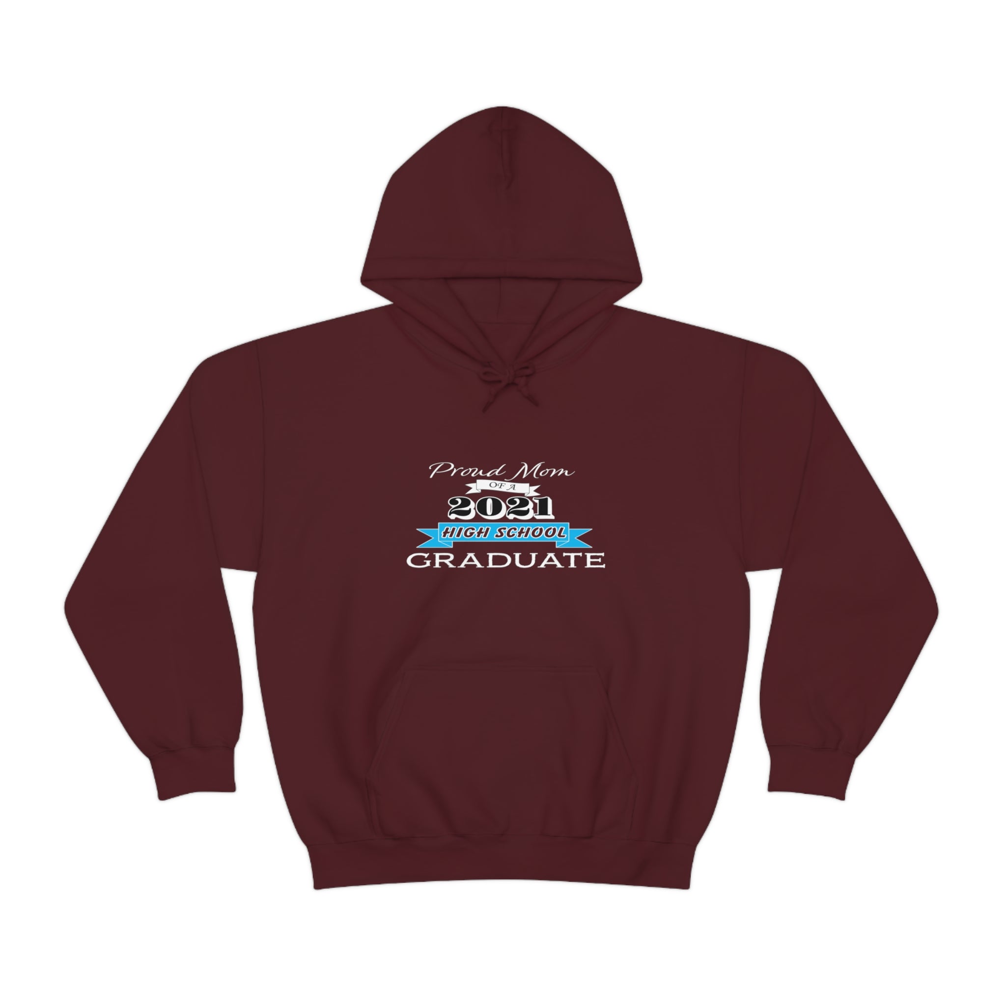 Proud Mom of a High School Graduate! Class Year Customizable - Unisex Heavy Blend™ Hooded Sweatshirt